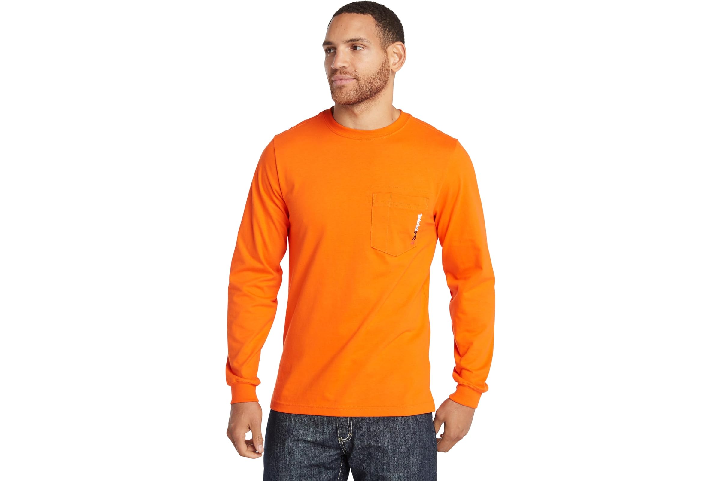 Timberland PRO FR Cotton Core Long-Sleeve Pocket T-Shirt