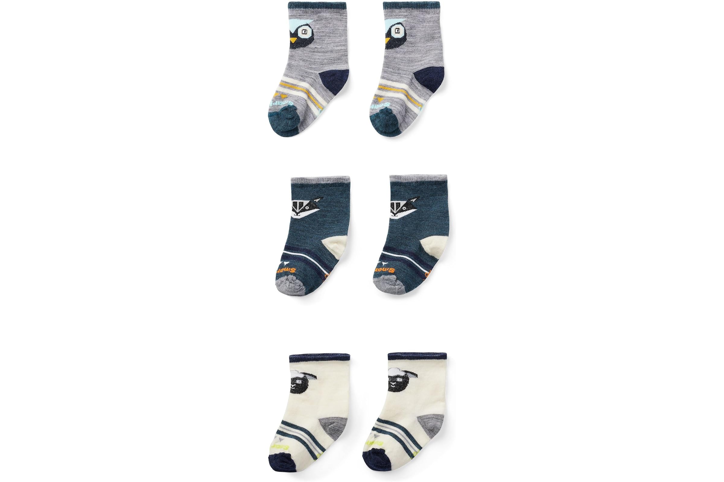 Smartwool Kids Toddler Trio Socks (Toddler)