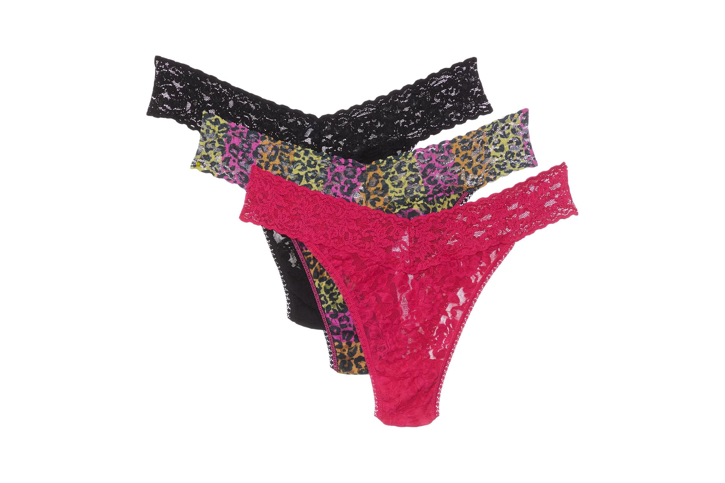 Hanky Panky Signature Lace Original Thong 3-Pack