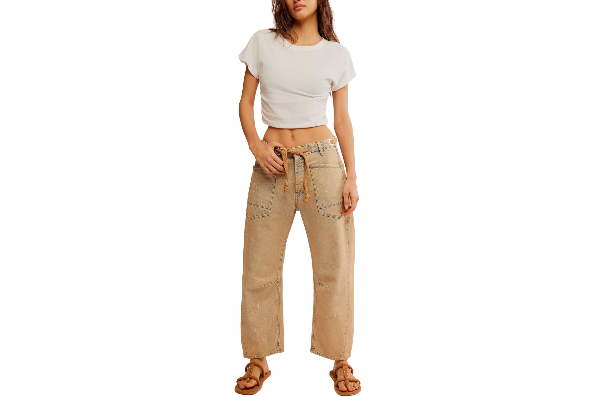 Free People Moxie Low Slung Pull-On Barrel