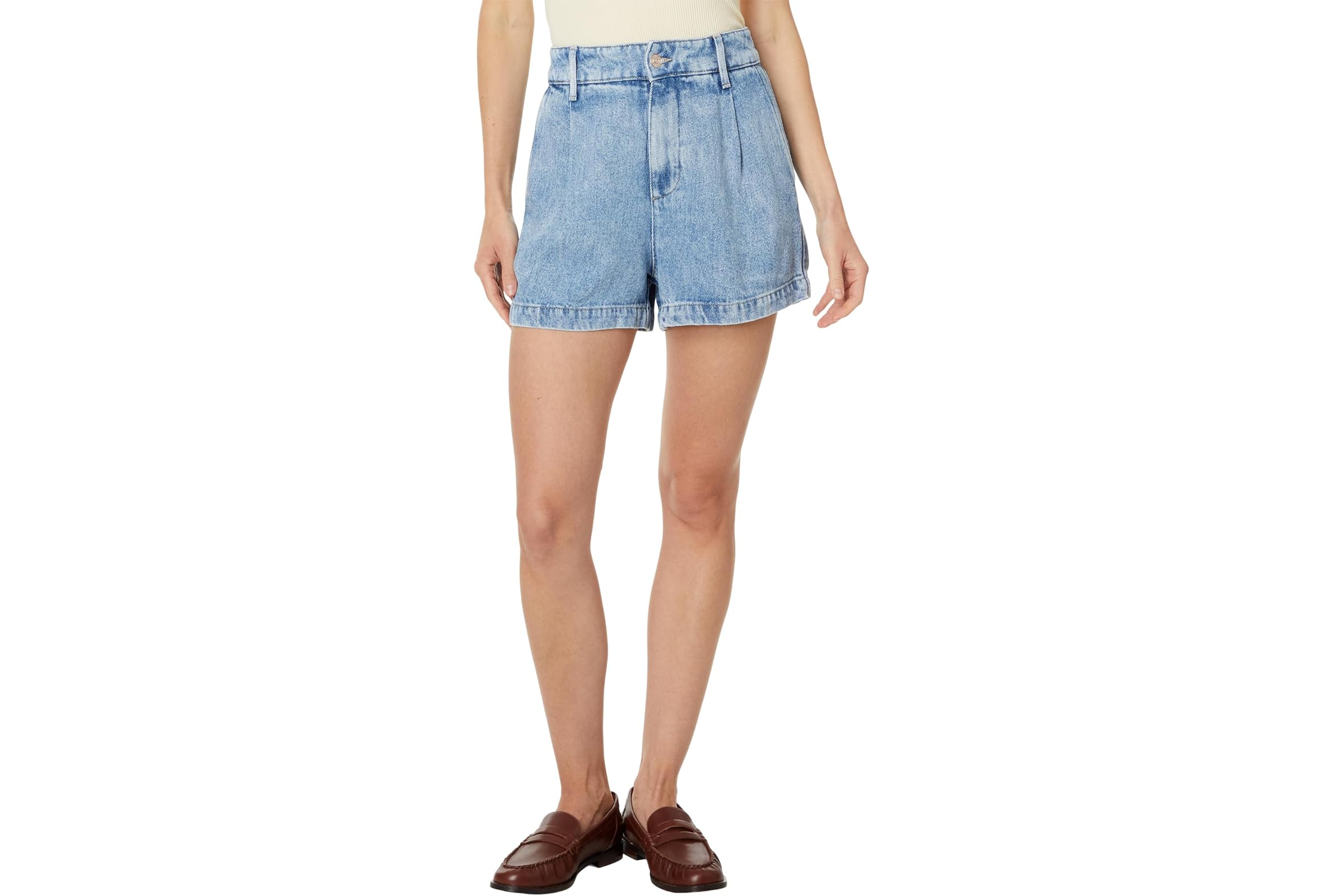 7 For All Mankind Pleated Short