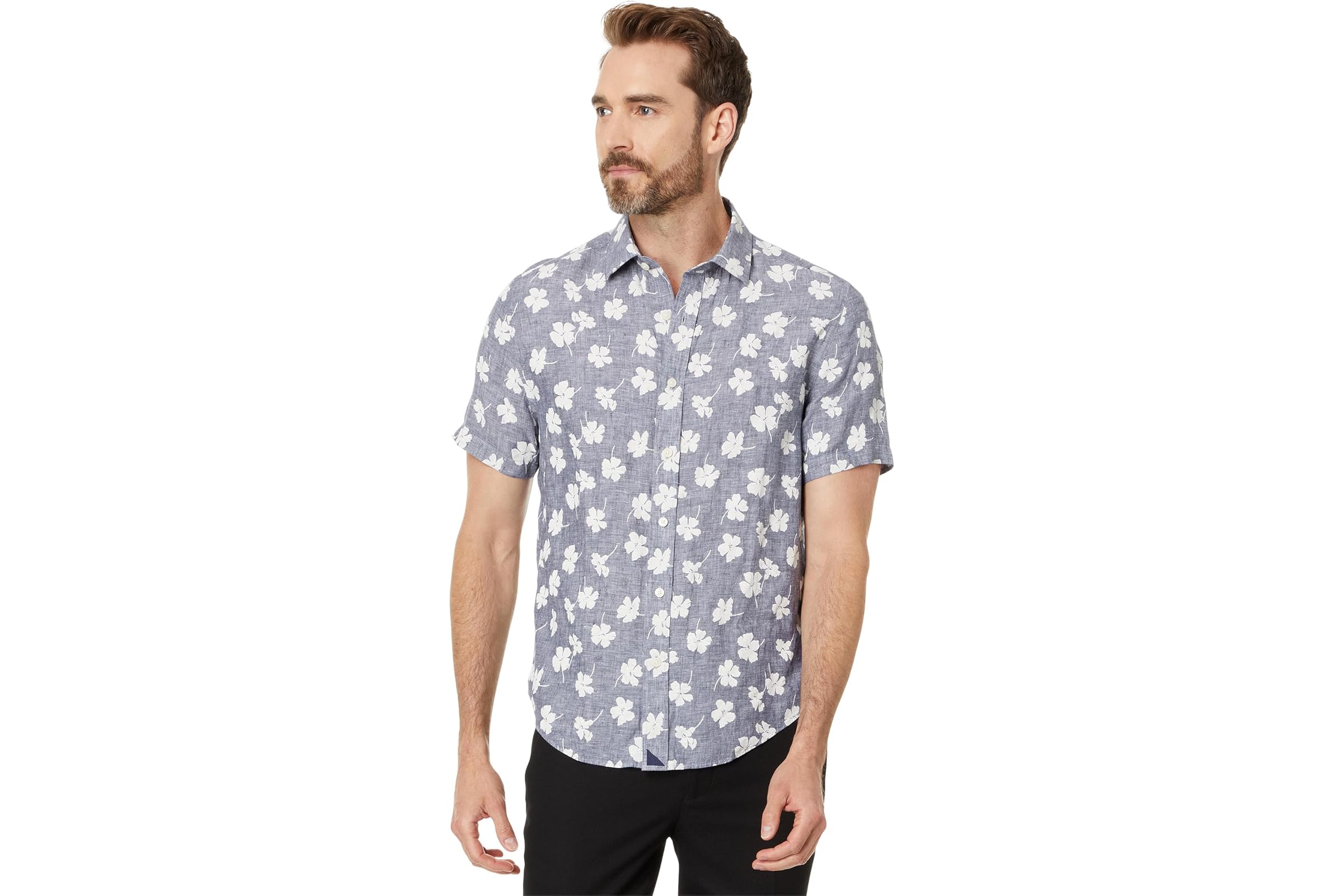 UNTUCKit Linen Short-Sleeve Bonner Shirt