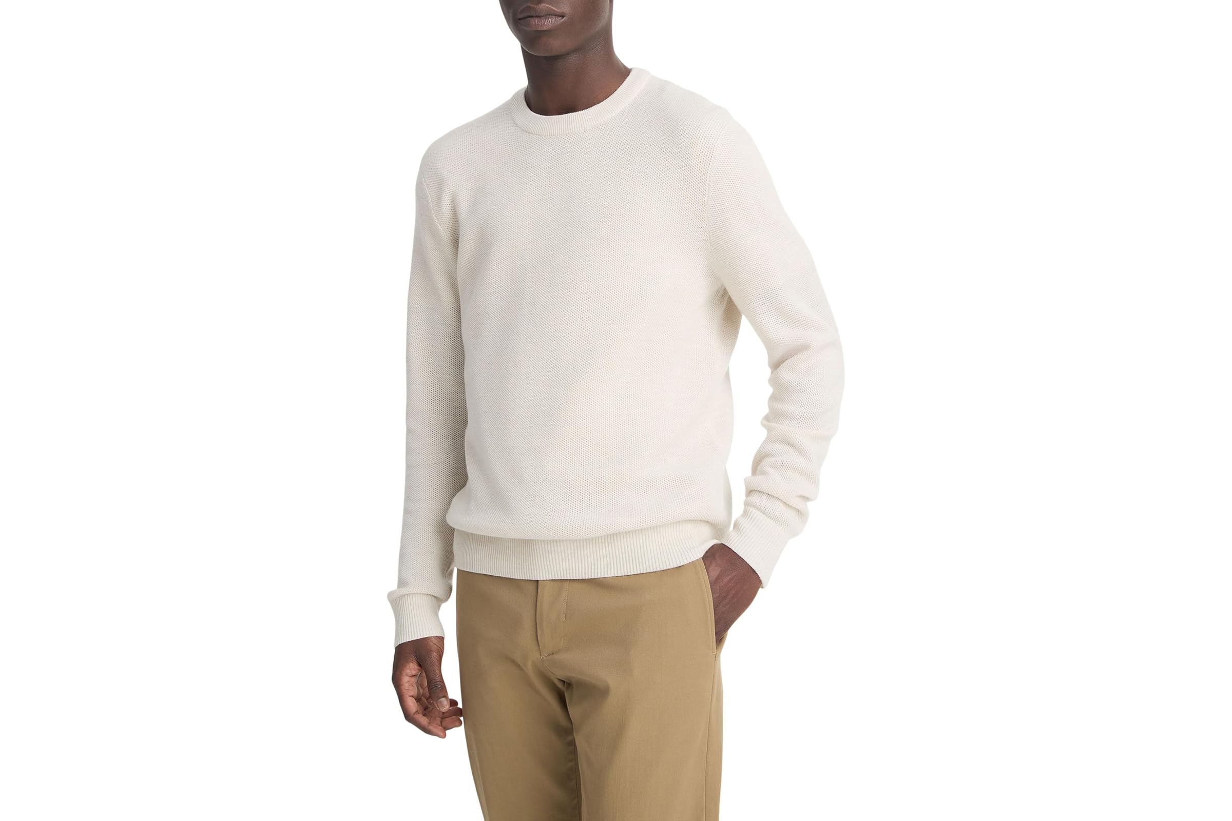 Vince Merino Mesh L/S Crew