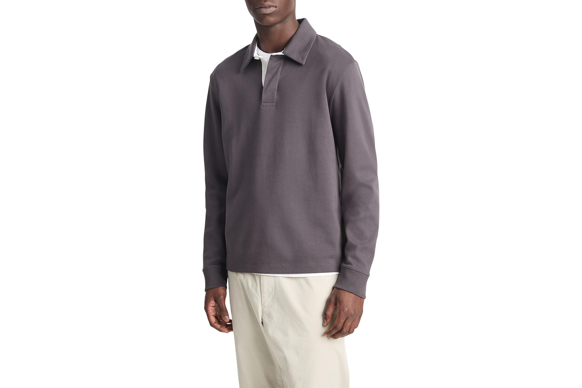 Vince Brushed L/S Polo