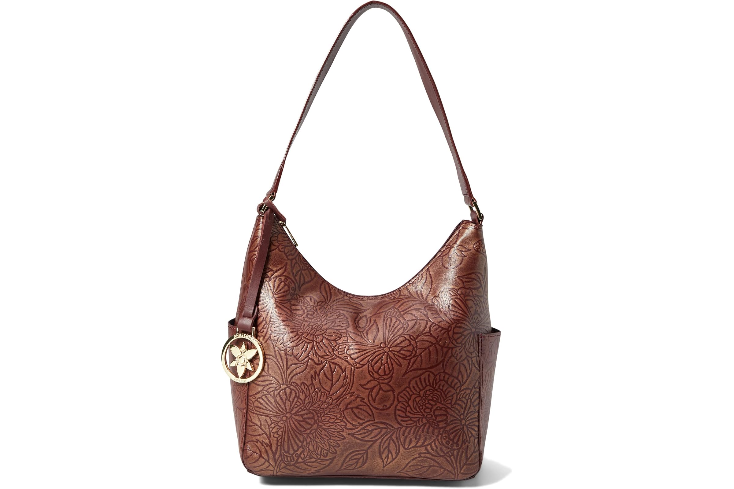 Anuschka Classic Hobo With Side Pockets 382