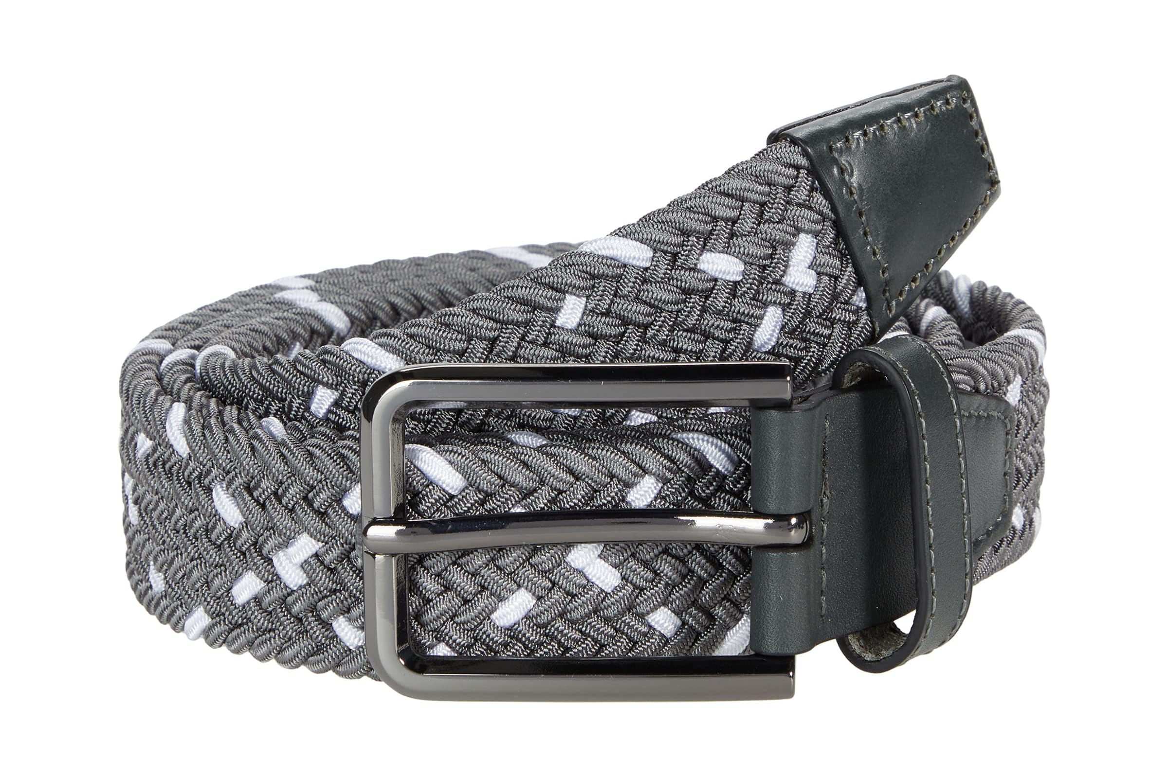 Johnston - Murphy Leather Woven Belt