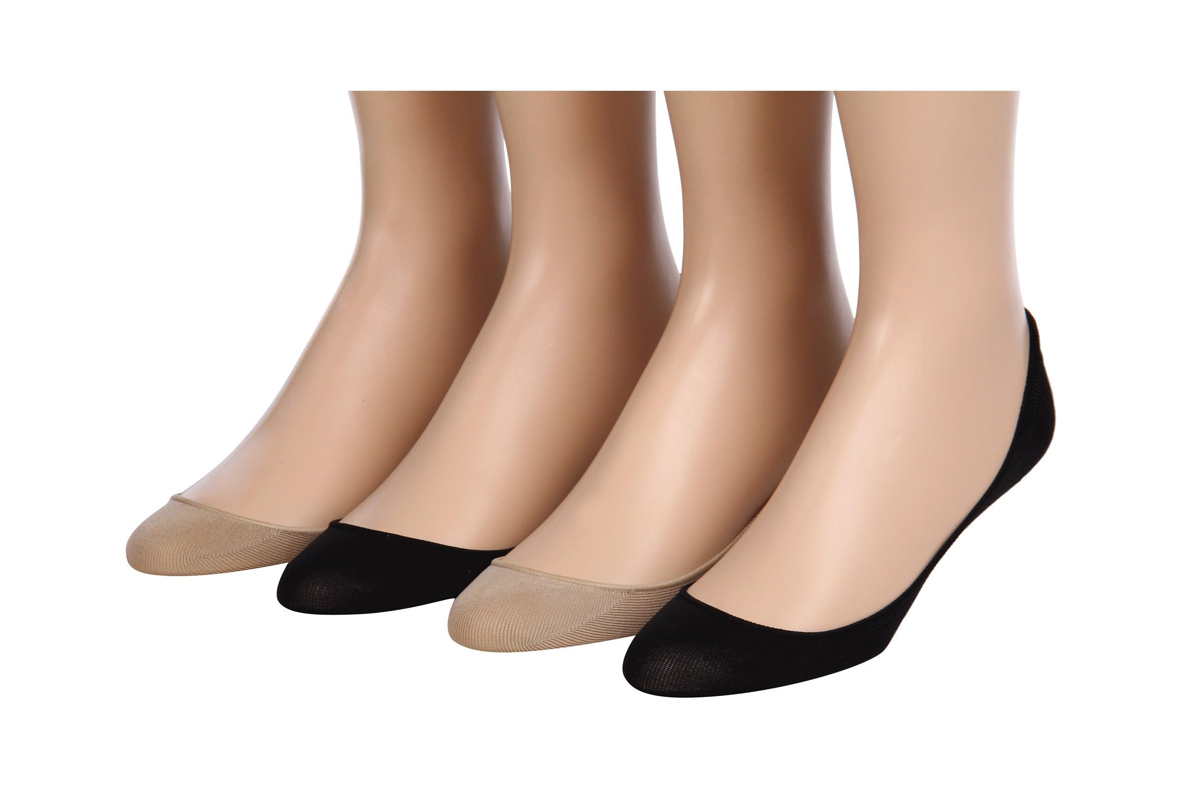 HUE Hidden Microfiber Liner 4-Pair Pack
