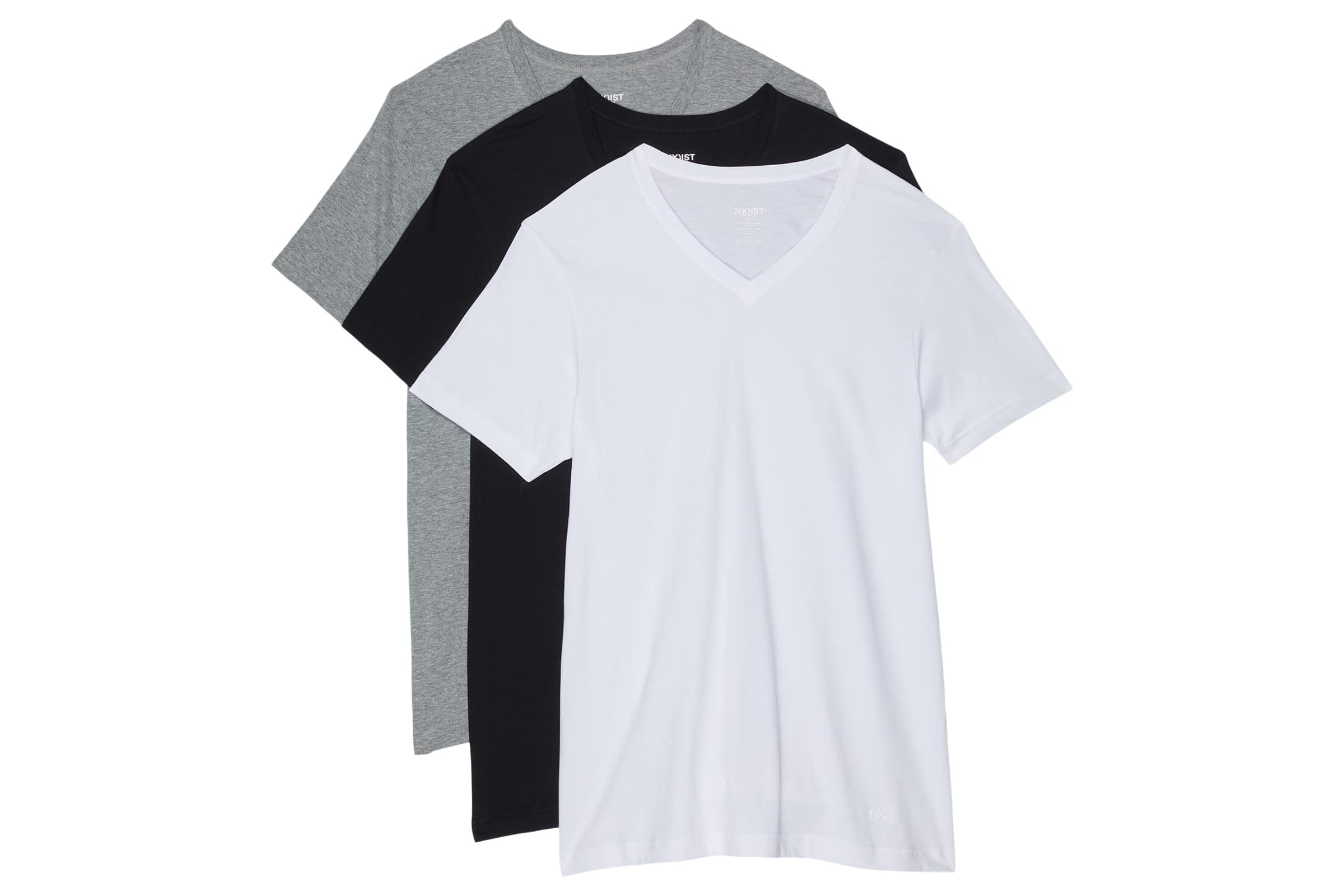 2XIST 3-Pack ESSENTIAL Jersey V-Neck T-Shirt