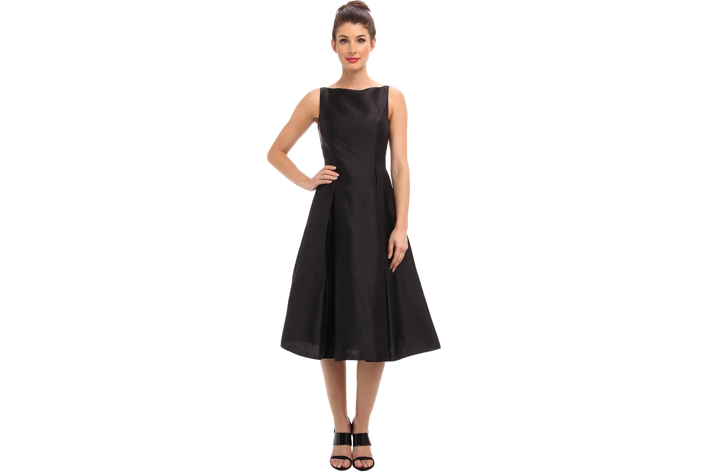 Adrianna Papell Sleeveless Tea Length Dress