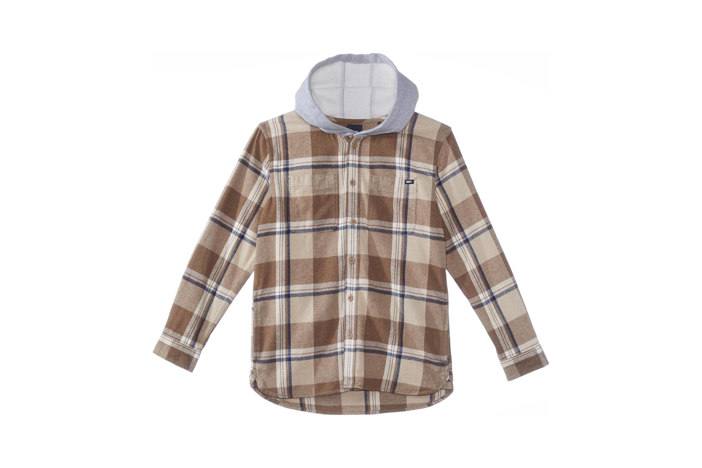 Vans Kids Lopes Long Sleeve Shirt with Hood (Big Kids)