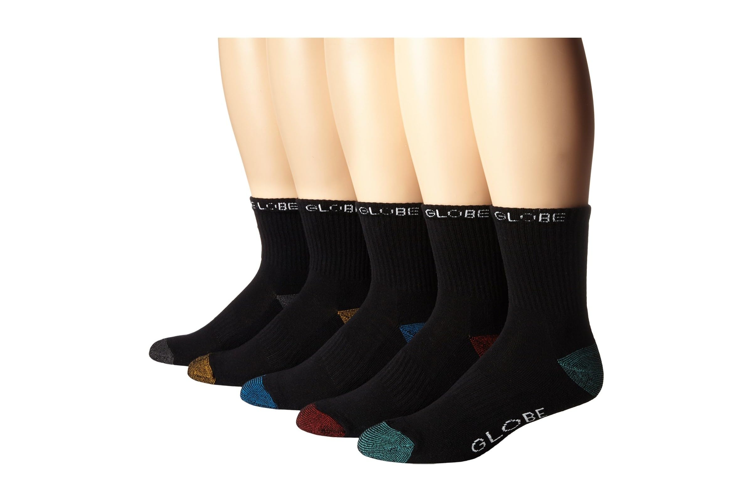 Globe Ingles Crew Sock (5-Pack)