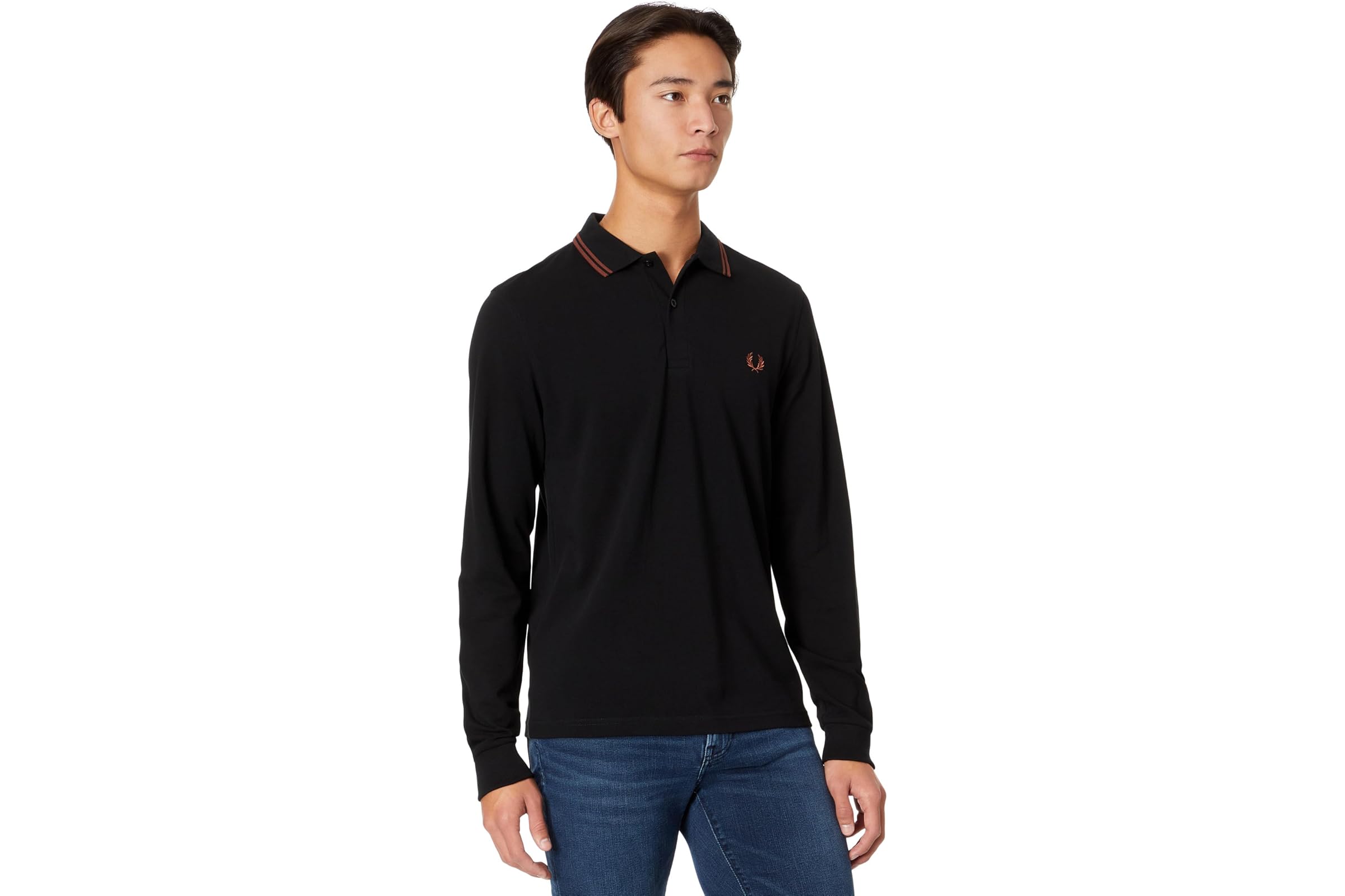 Fred Perry Long Sleeve Twin Tipped Shirt