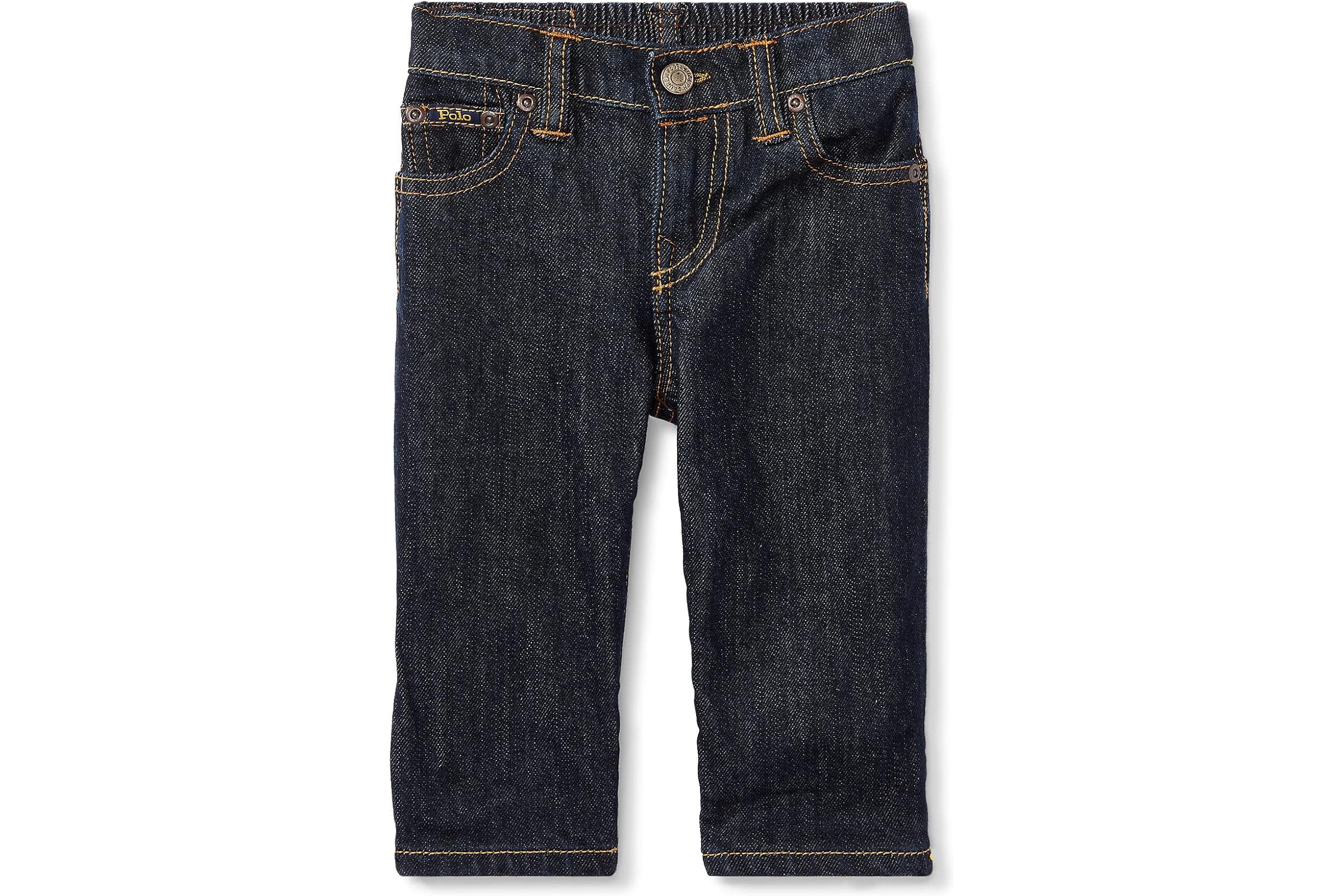 Polo Ralph Lauren Kids Hampton Straight Stretch Jeans in Vestry Wash Stretch (Infant)