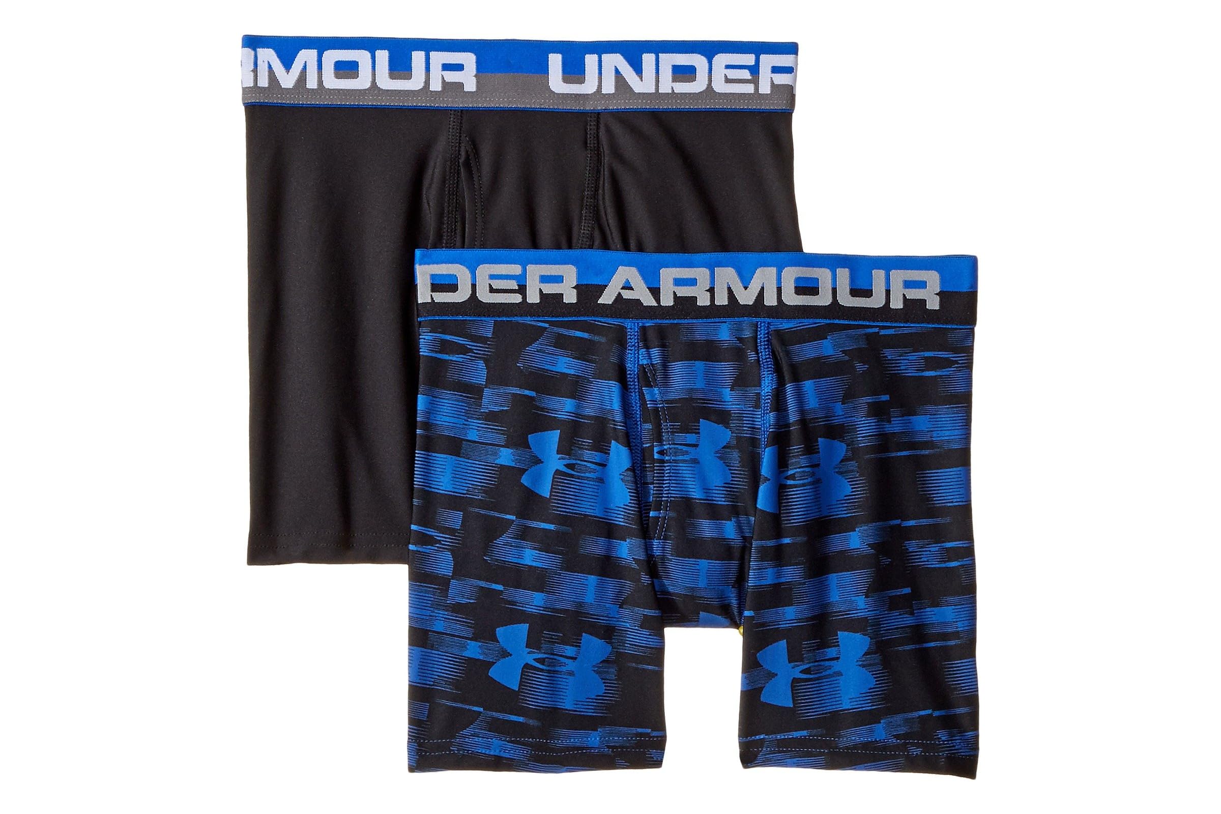 Under Armour Kids 2 Pack UA Blur Boxer Brief (Big Kids)