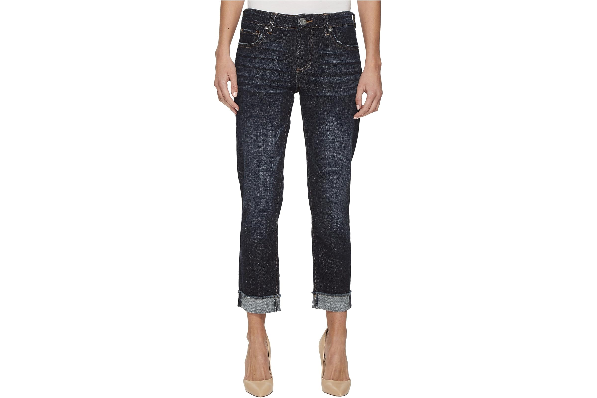 KUT from the Kloth Amy Crop Straight Leg Jeans