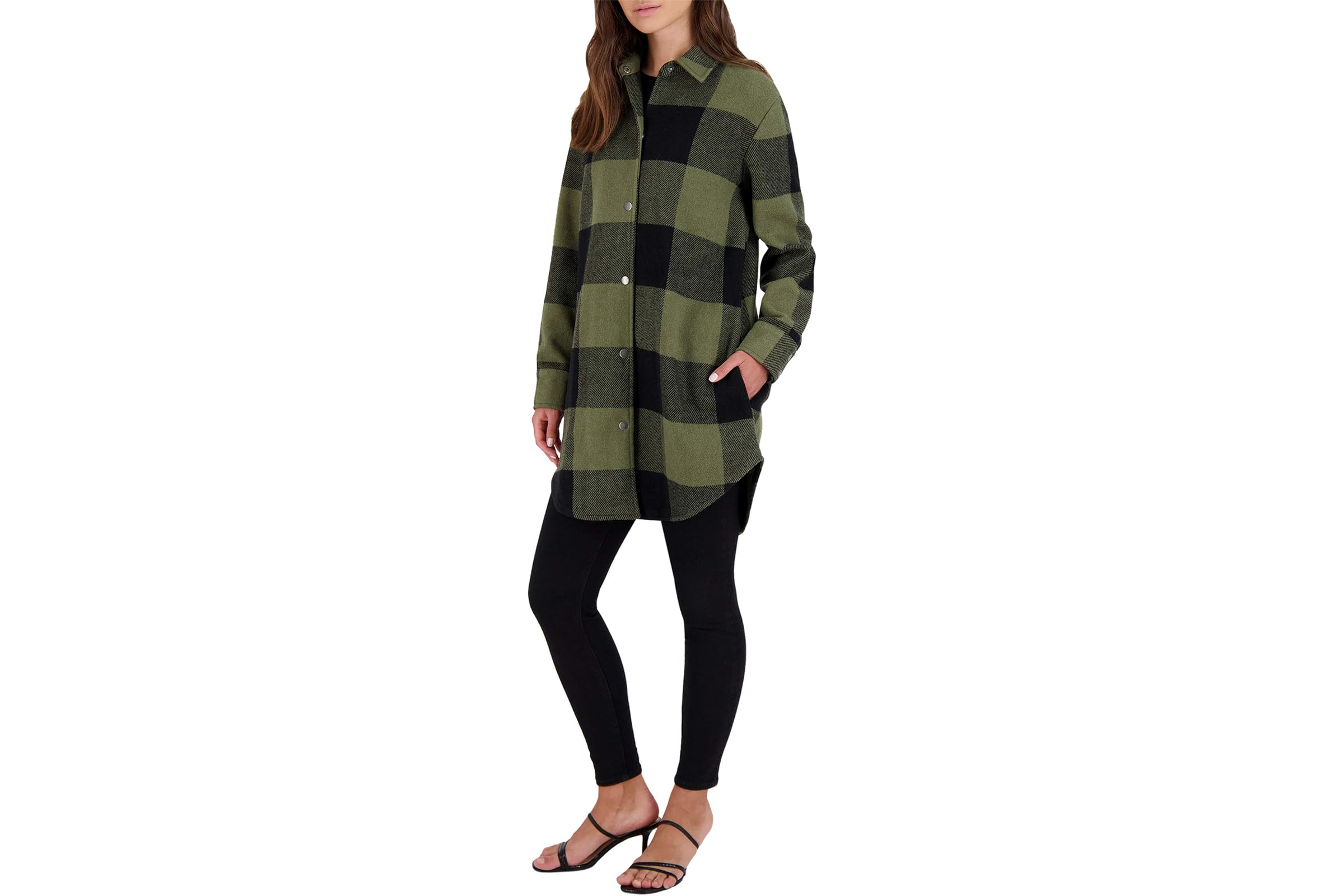 Steve Madden Eldridge Buffalo Plaid Coat