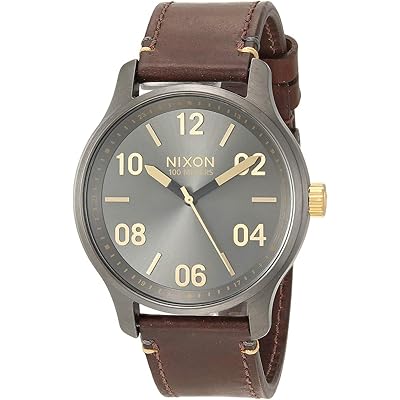 Мужские наручные часы Nixon Patrol Leather