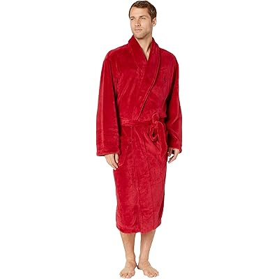 Пижама Polo Ralph Lauren Microfiber Plush Long Sleeve Shawl Collar Robe