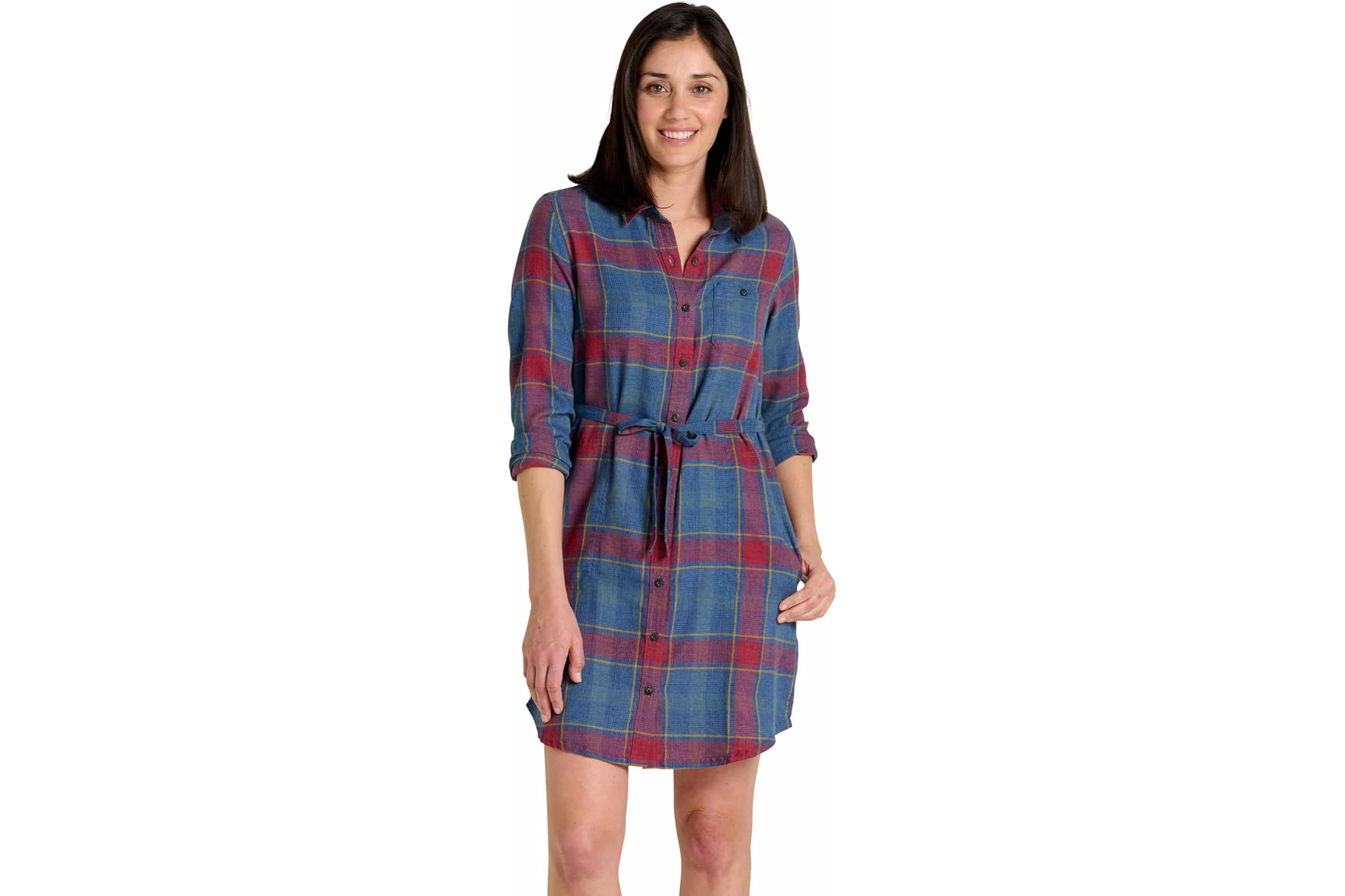 Toad-Co Re-Form Flannel Shirtdress