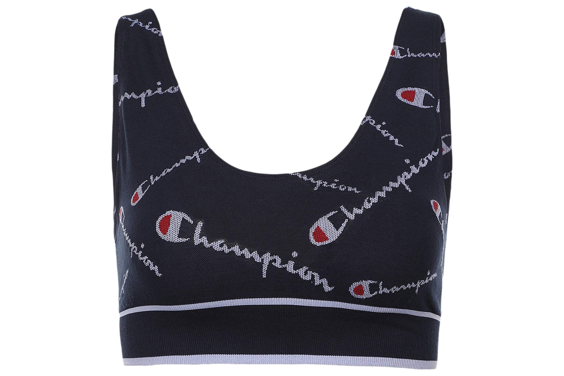 Champion Print Sweatshirt Bralette