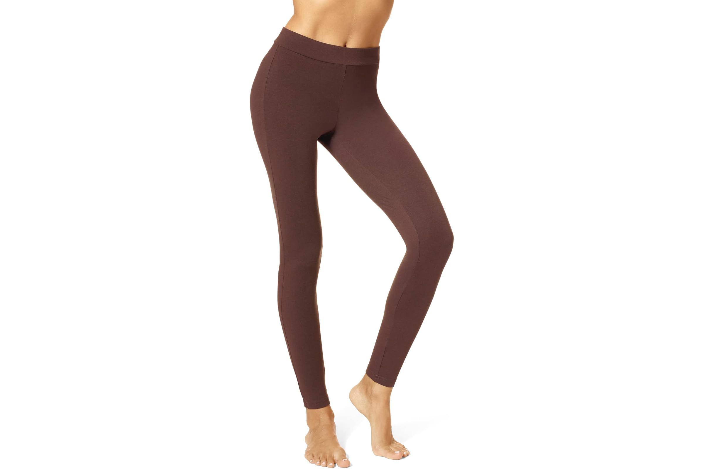 HUE Wide Waistband Blackout Cotton Leggings