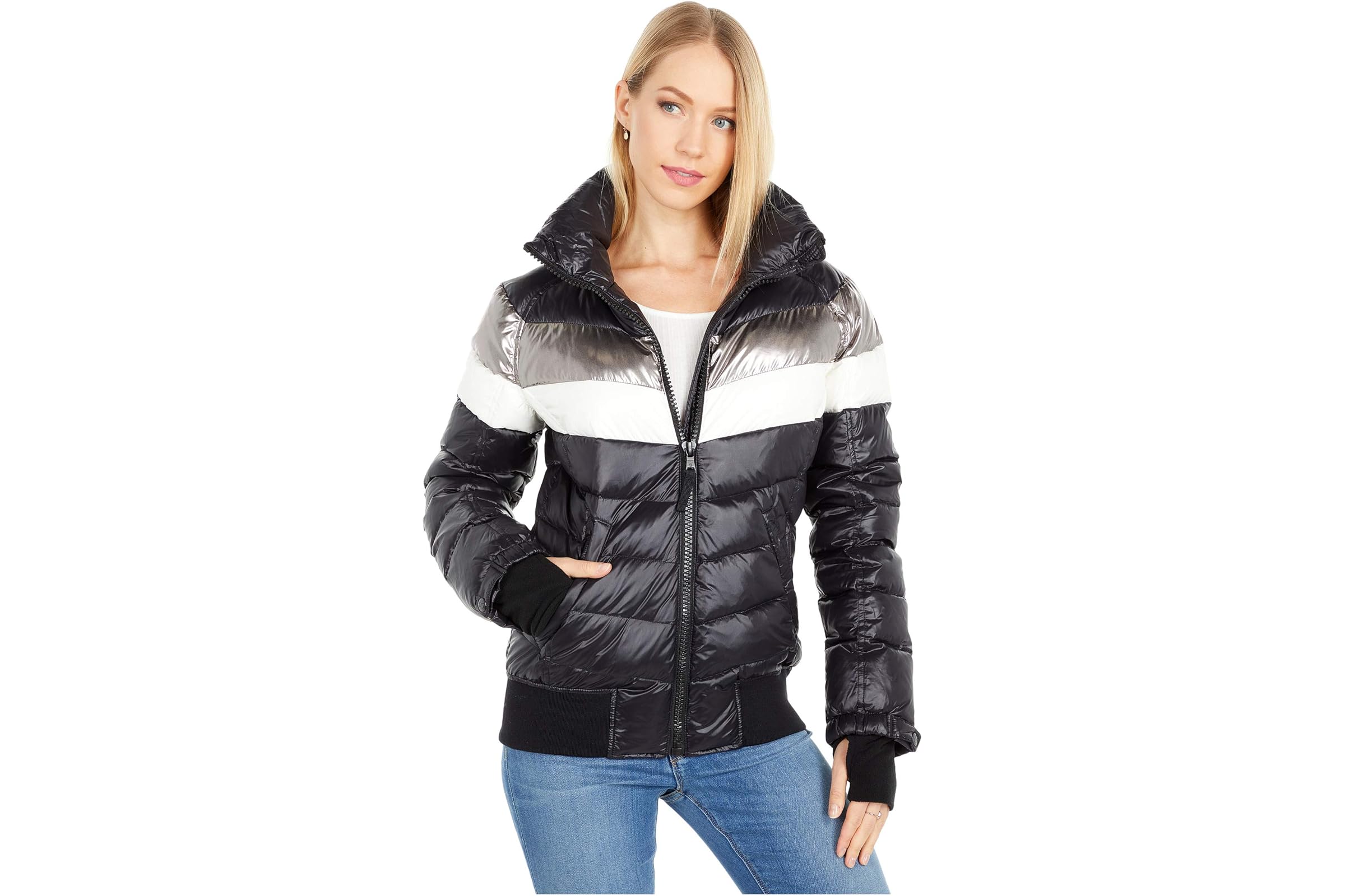 S13 Retro Stripe Bomber