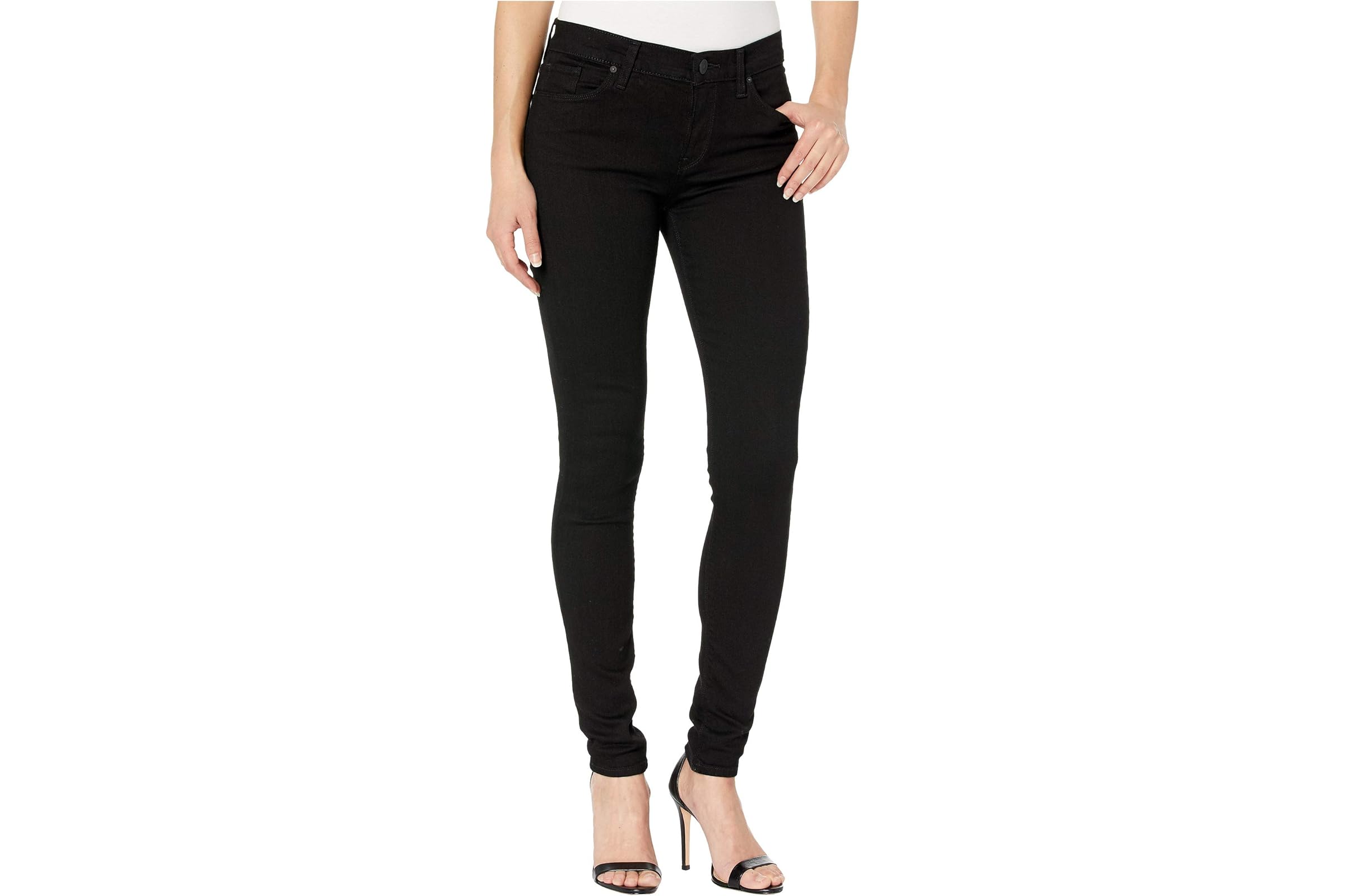 Hudson Jeans Nico Mid-Rise Super Skinny in Black