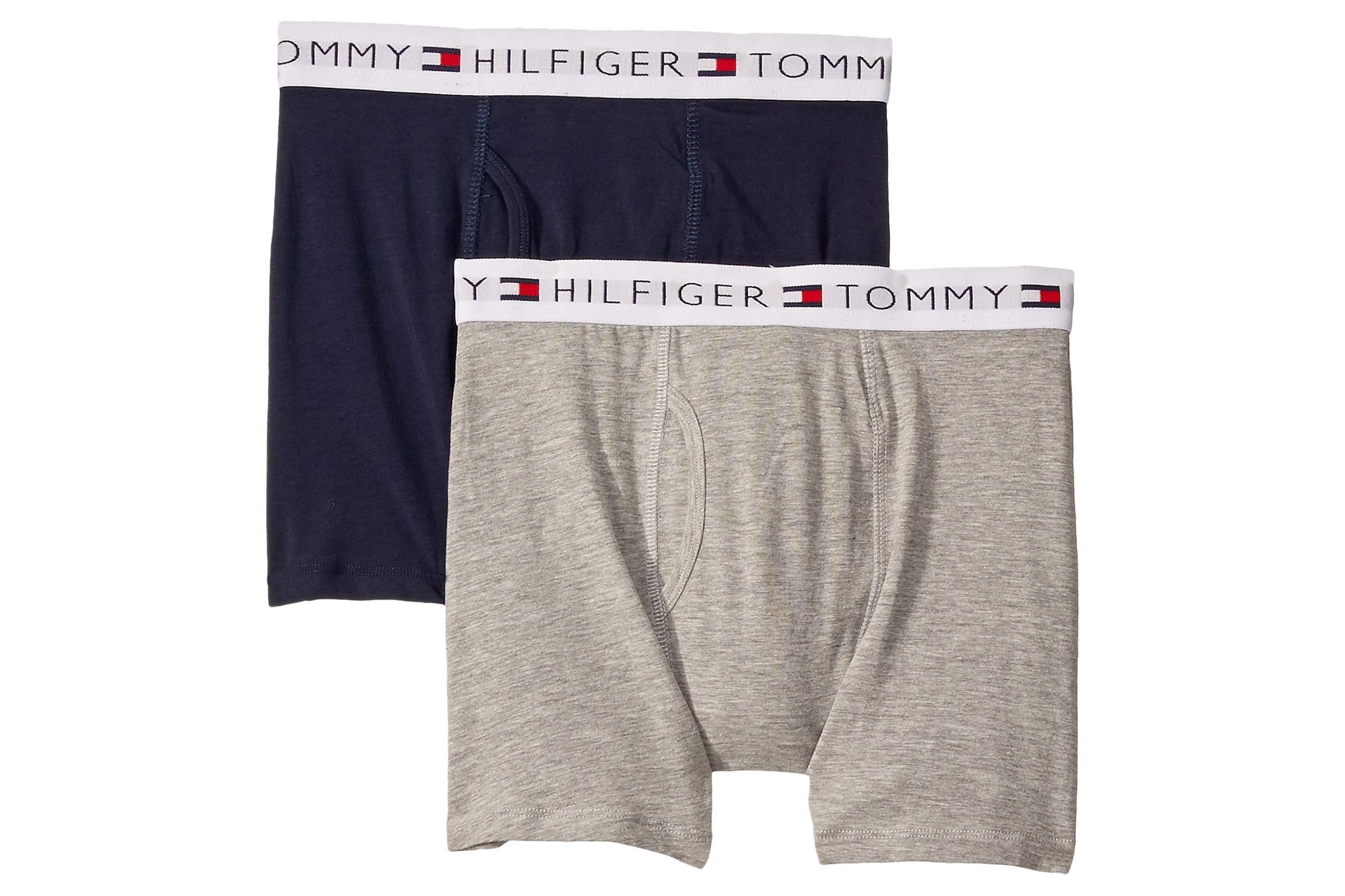 Tommy Hilfiger Kids 2-Pack Solid Boxer Briefs (Little Kids/Big Kids)