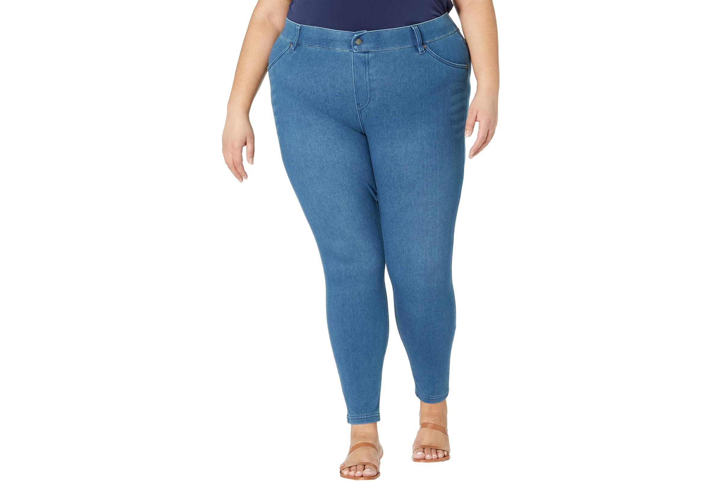 HUE Plus Size High-Waist Ultra Soft Denim Leggings 10590₽