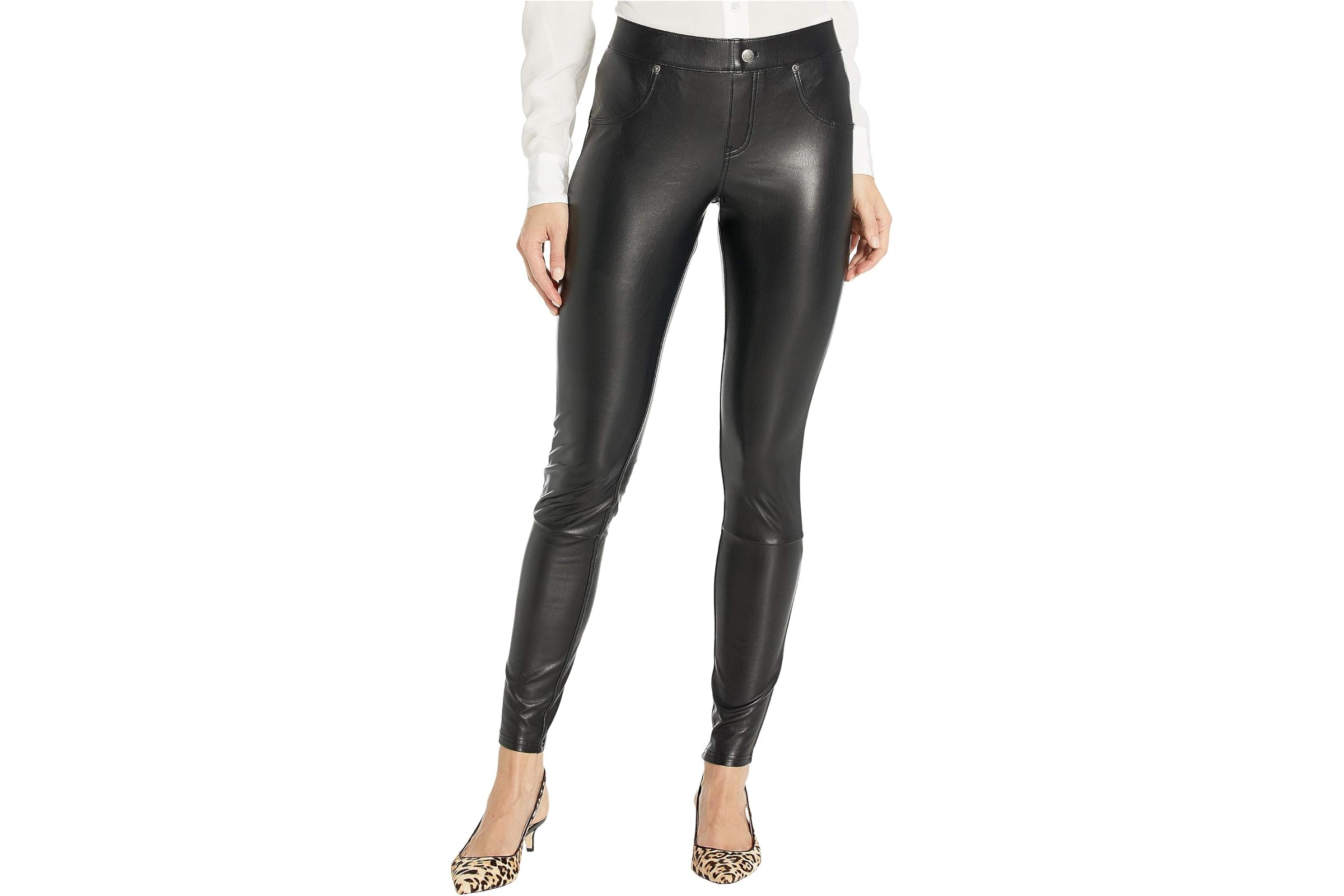 HUE Leatherette Leggings