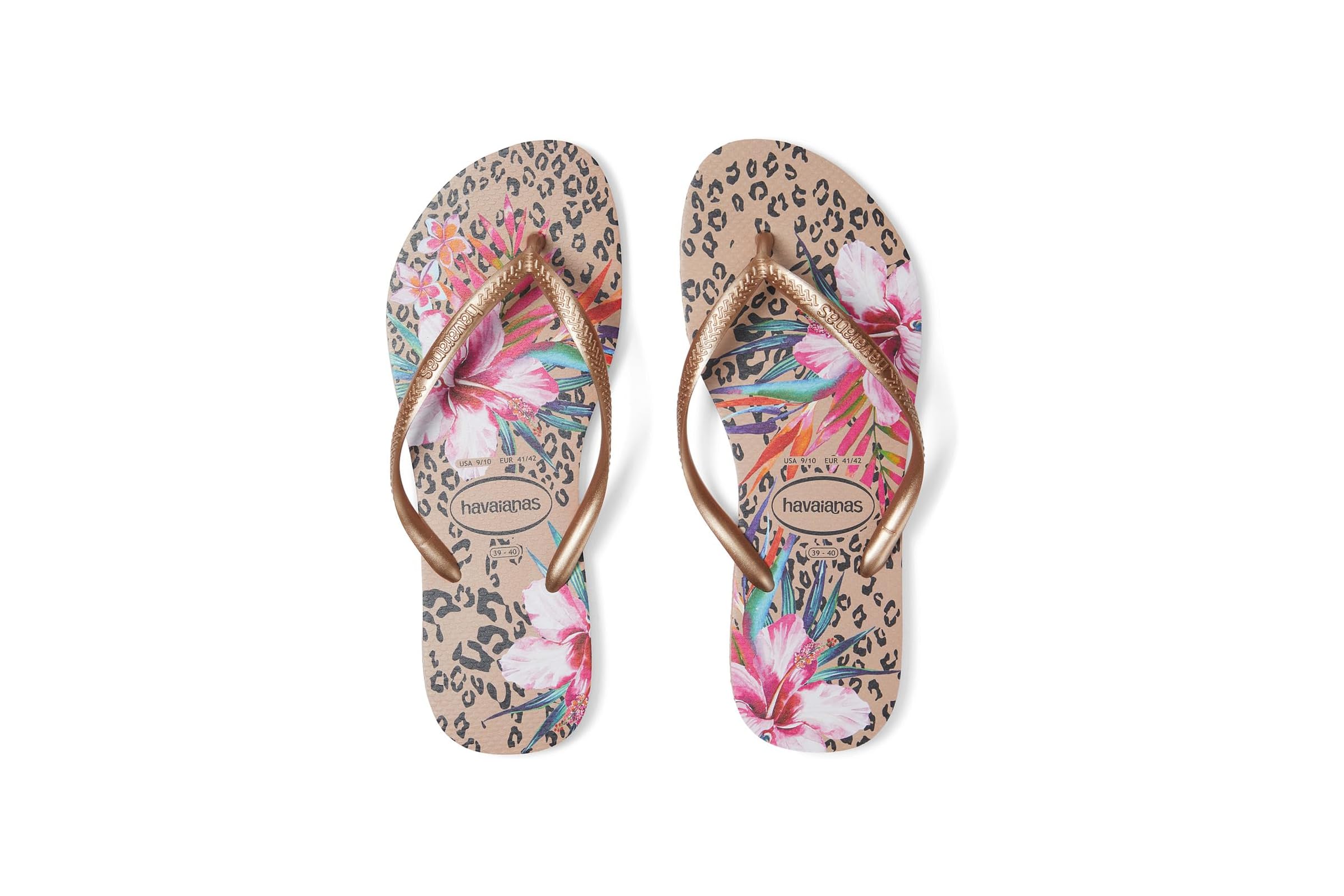 Havaianas Slim Animal Floral Flip Flop Sandal