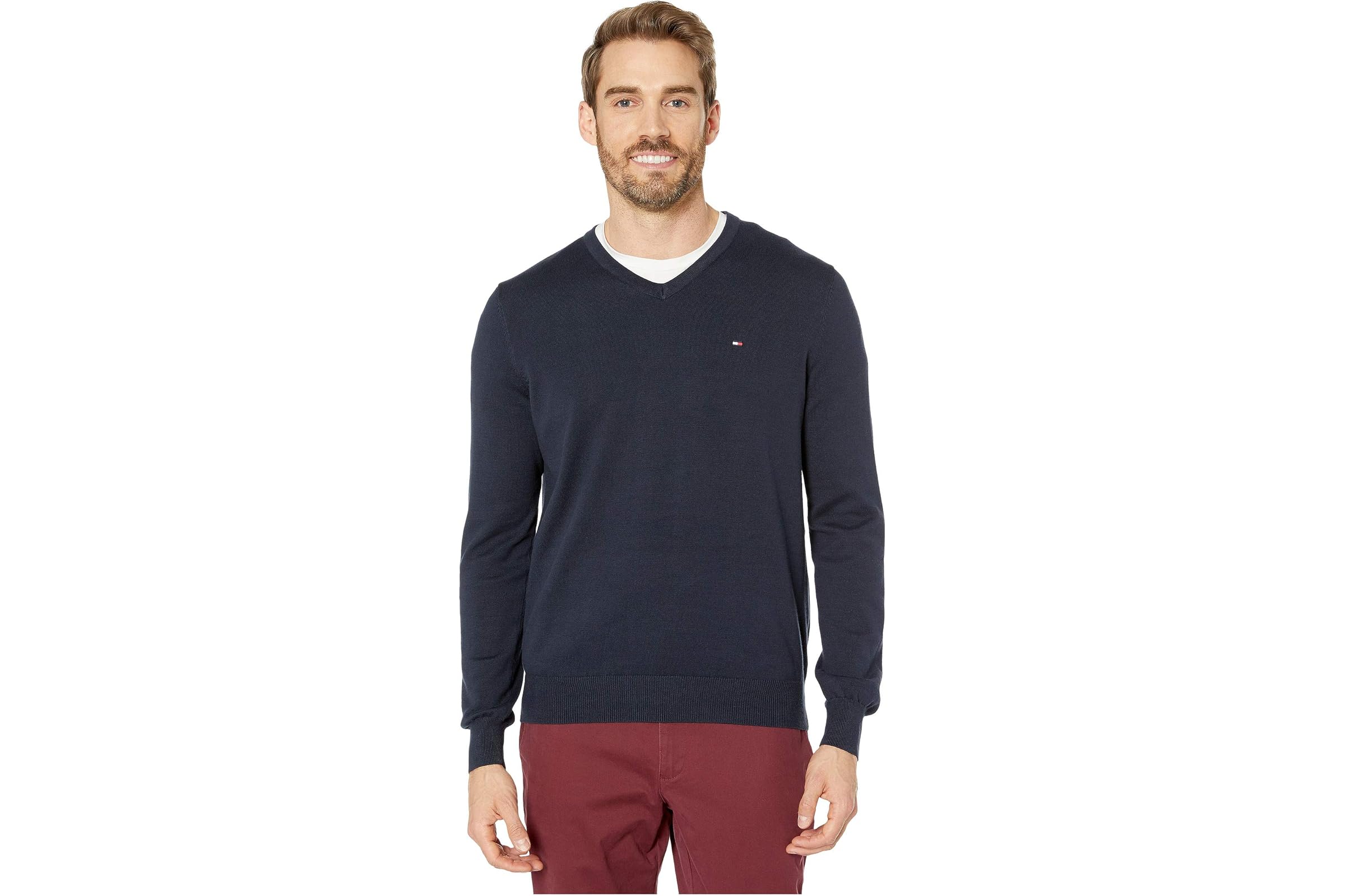 Tommy Hilfiger Signature Solid V-Neck