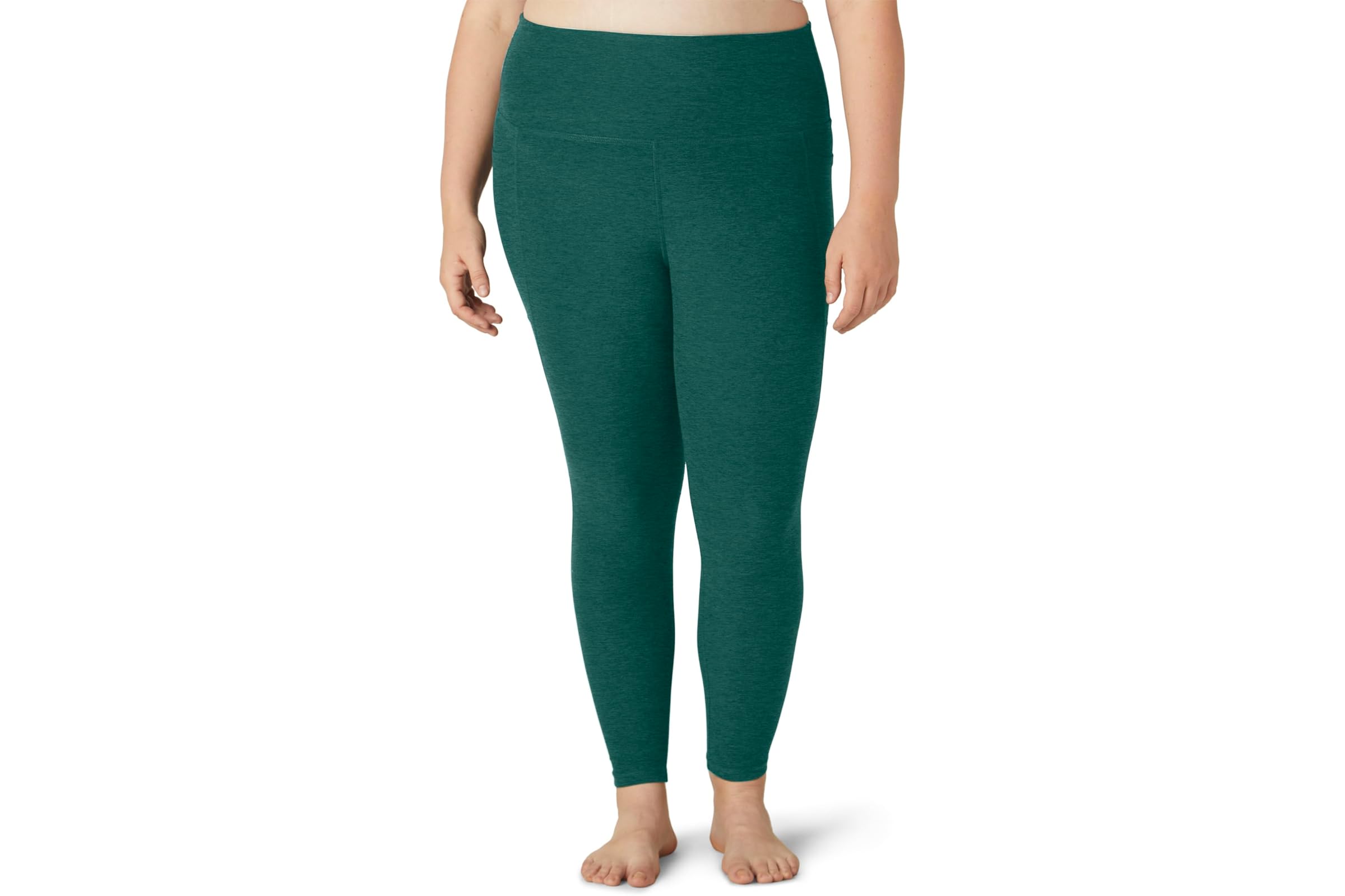 Beyond Yoga Plus Size Out Of Pocket High Waisted Spacedye Midi Leggings