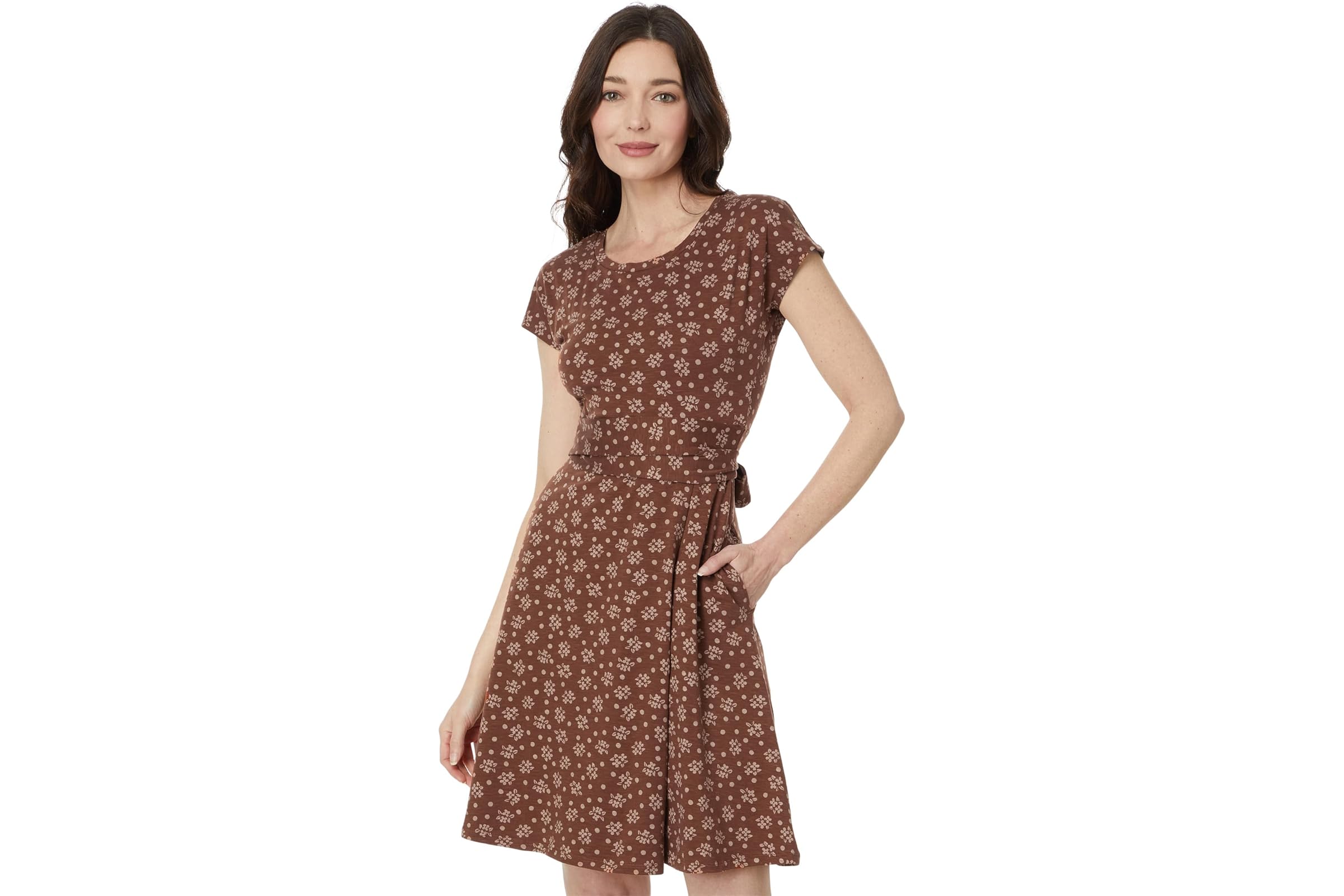 Toad-Co Cue Wrap Short Sleeve Dress