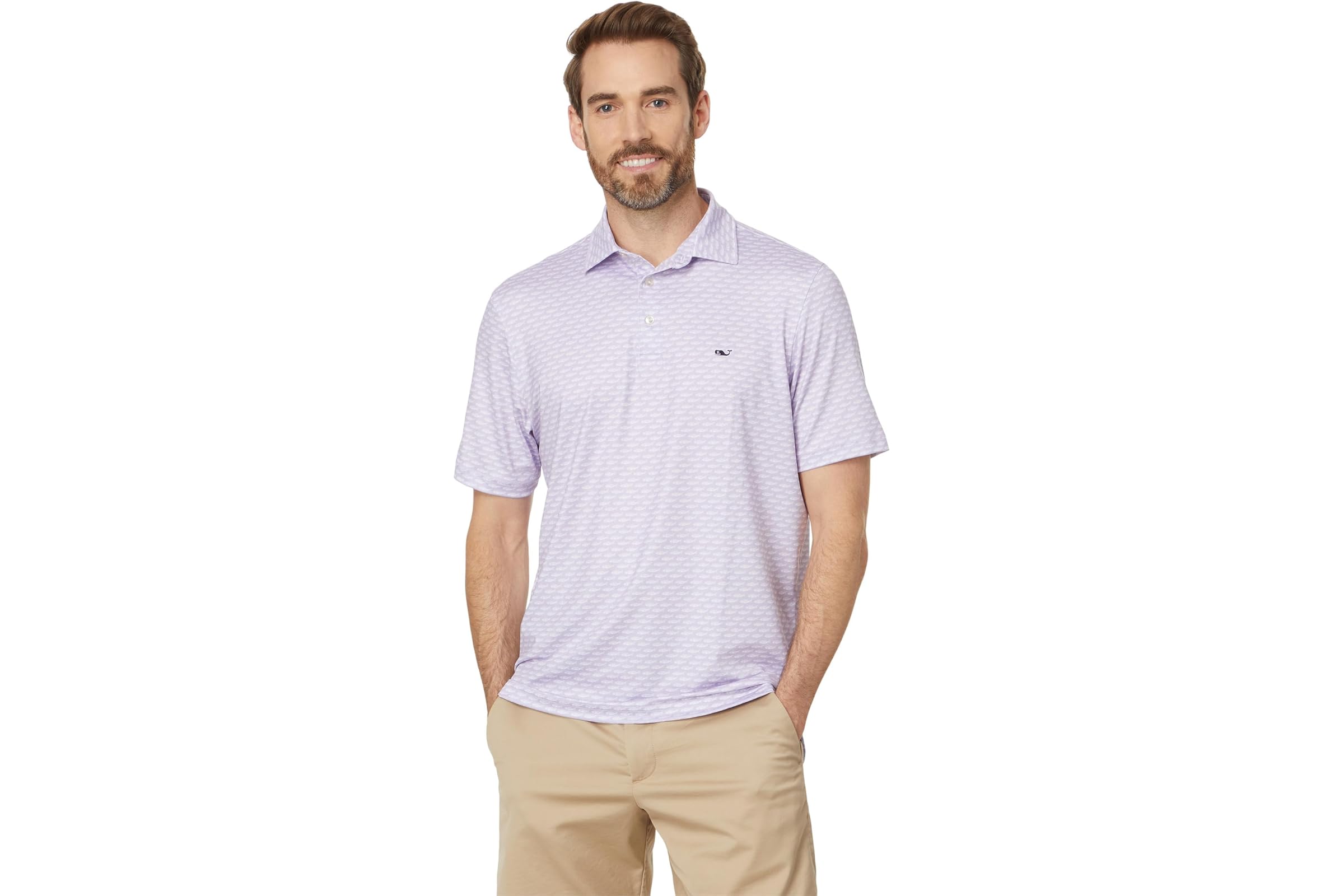 Vineyard Vines Printed Sankaty Polo