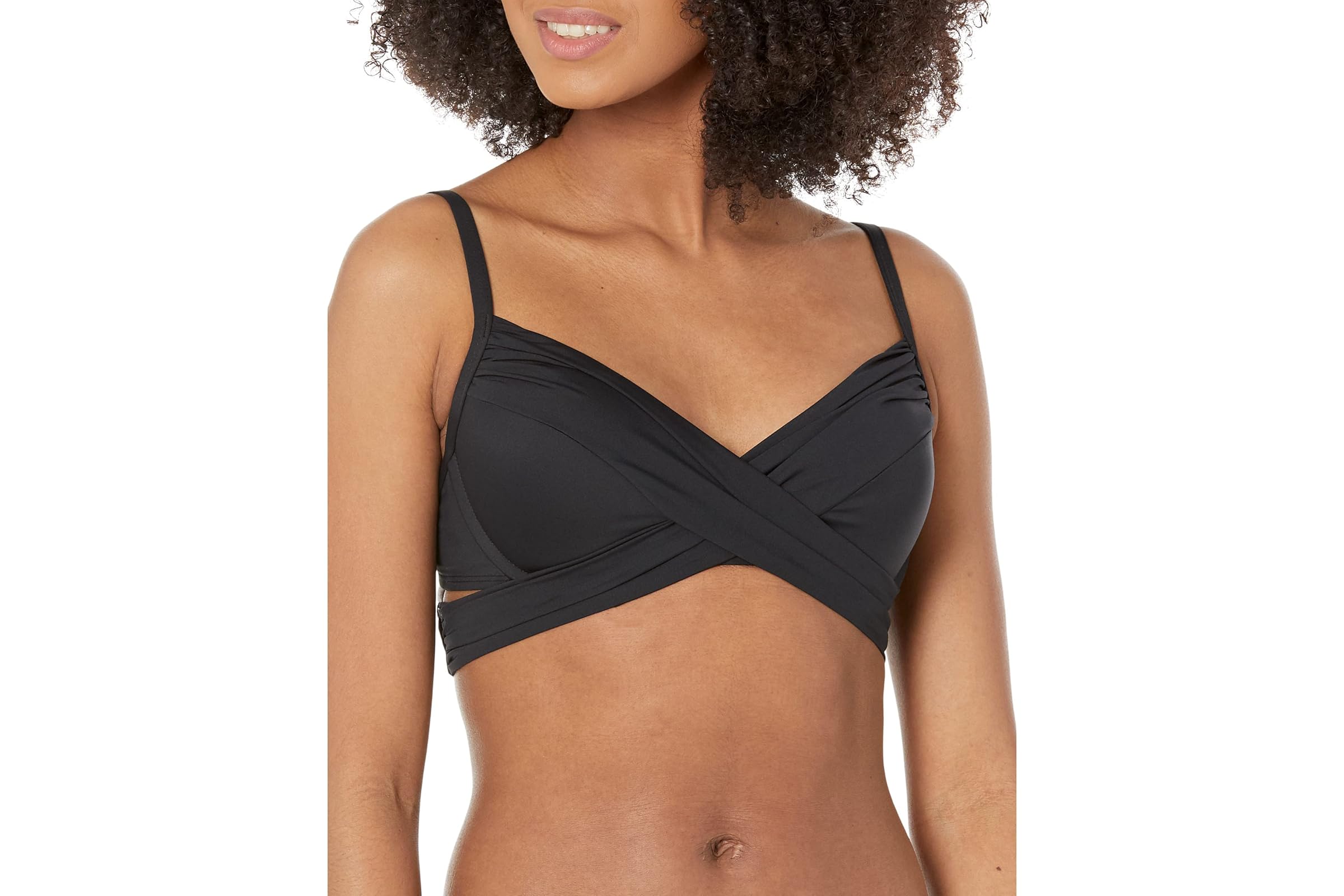 La Blanca Island Goddess Wrap Underwire Push Up Top 14390₽