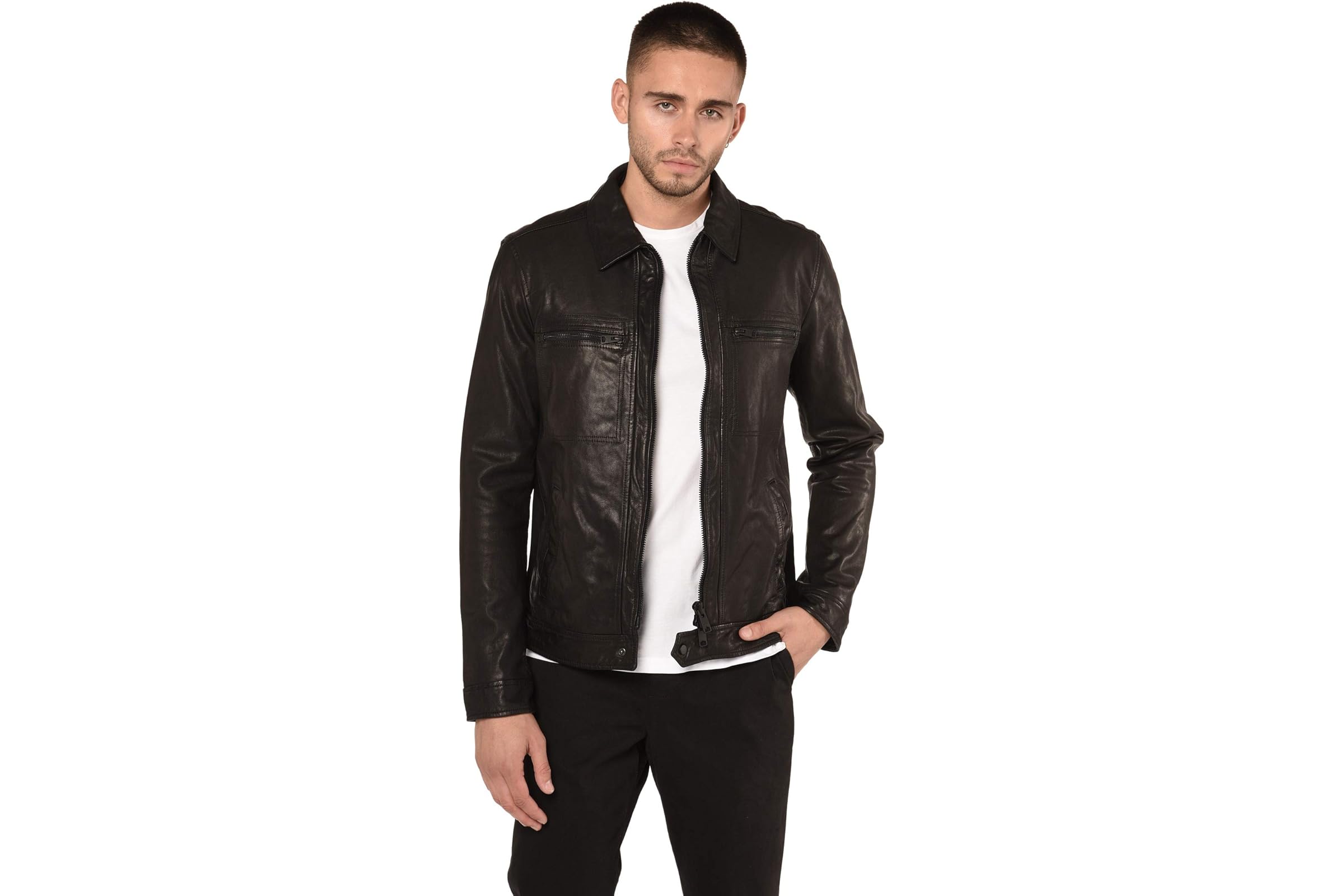 AllSaints Lark Leather Jacket