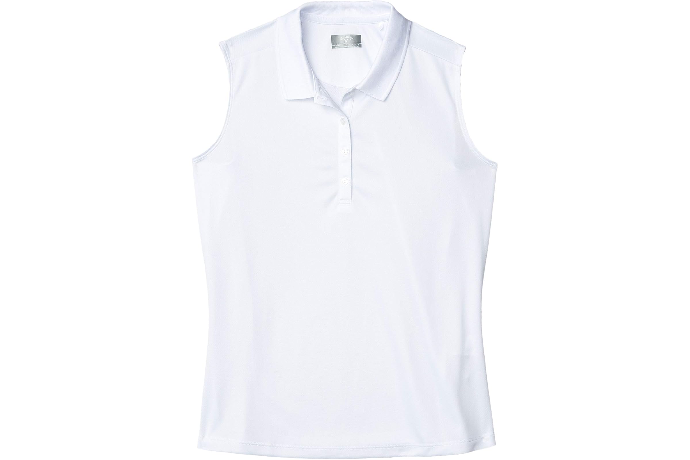 Callaway Sleeveless Essential Solid Knit Polo