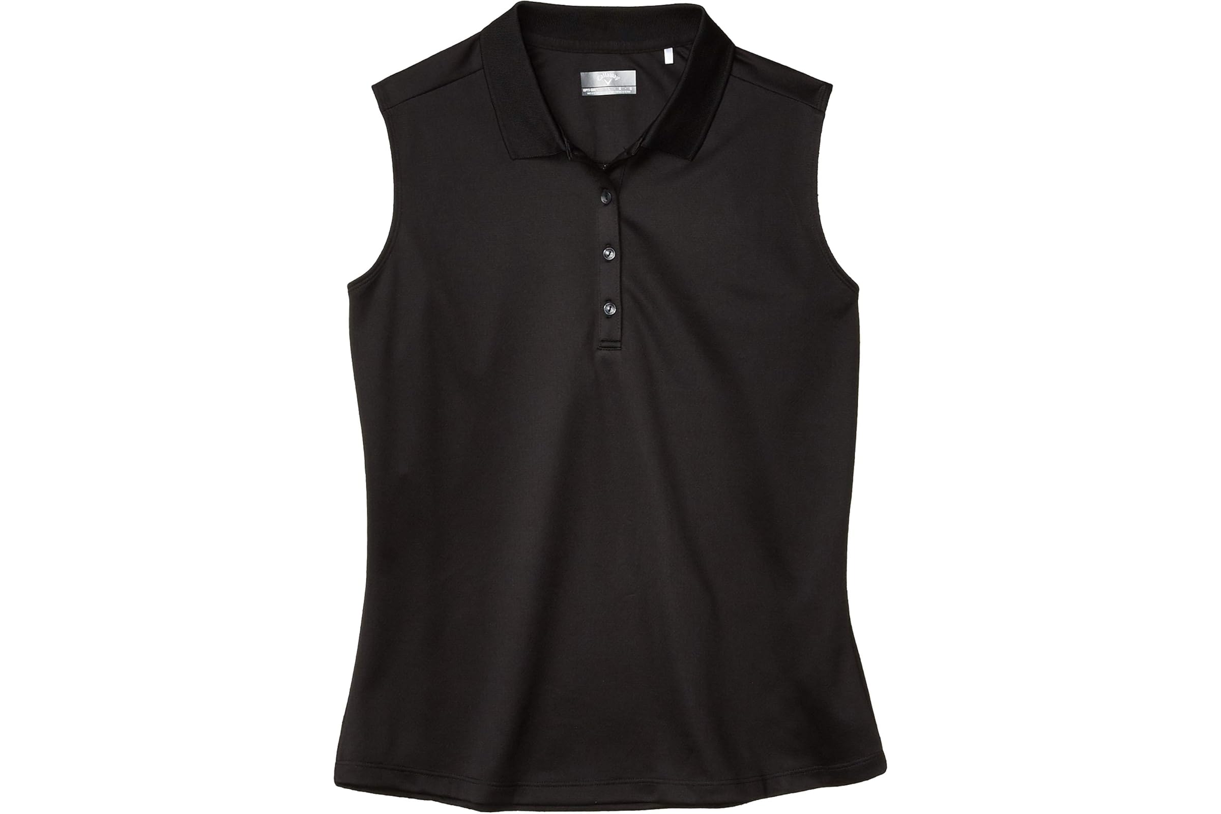 Callaway Sleeveless Essential Solid Knit Polo