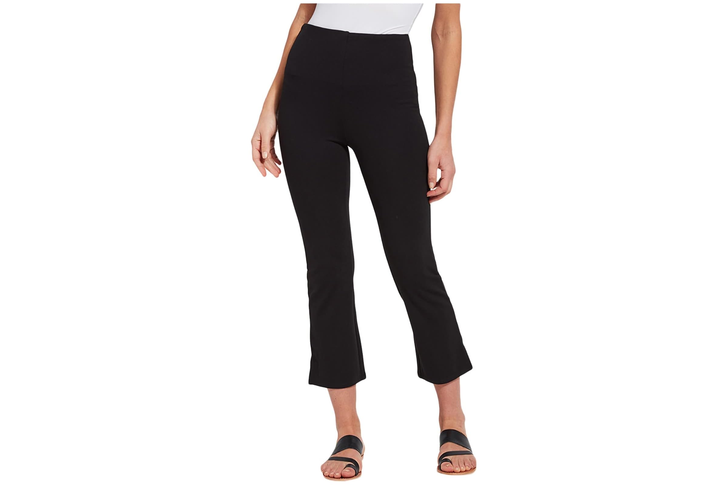 Lysse Cropped Kick Flare Pants in Lightweight Ponte