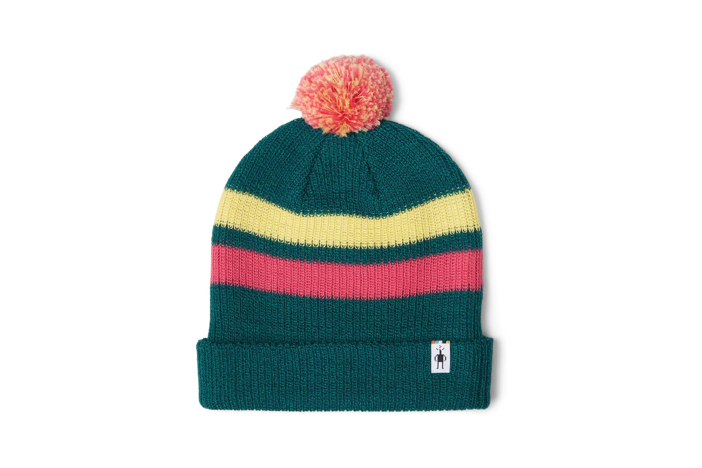 Smartwool Kids Stripe Pom Beanie (Little Kids/Big Kids)