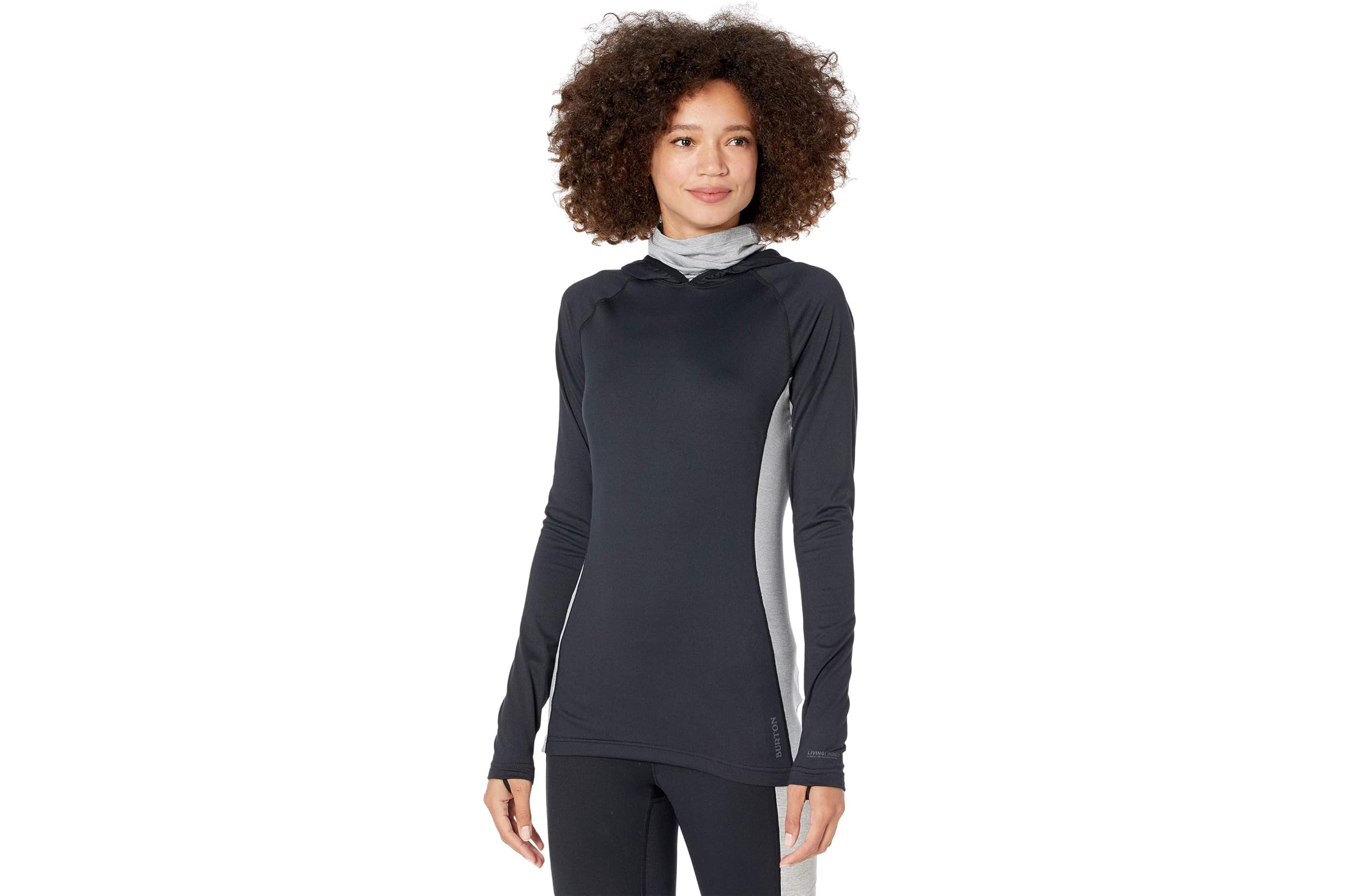 Burton Midweight X Base Layer Long Neck Hoodie