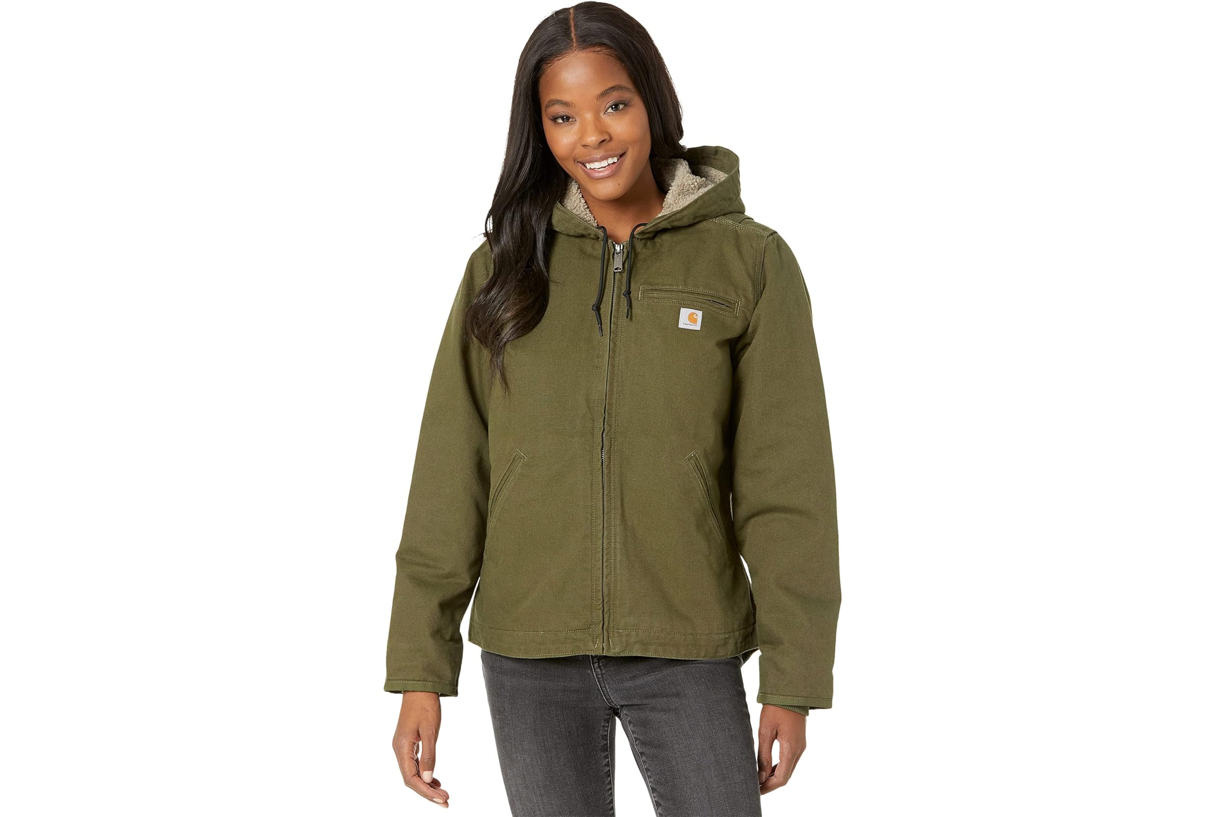 Carhartt OJ141 Sherpa Lined Hooded Jacket