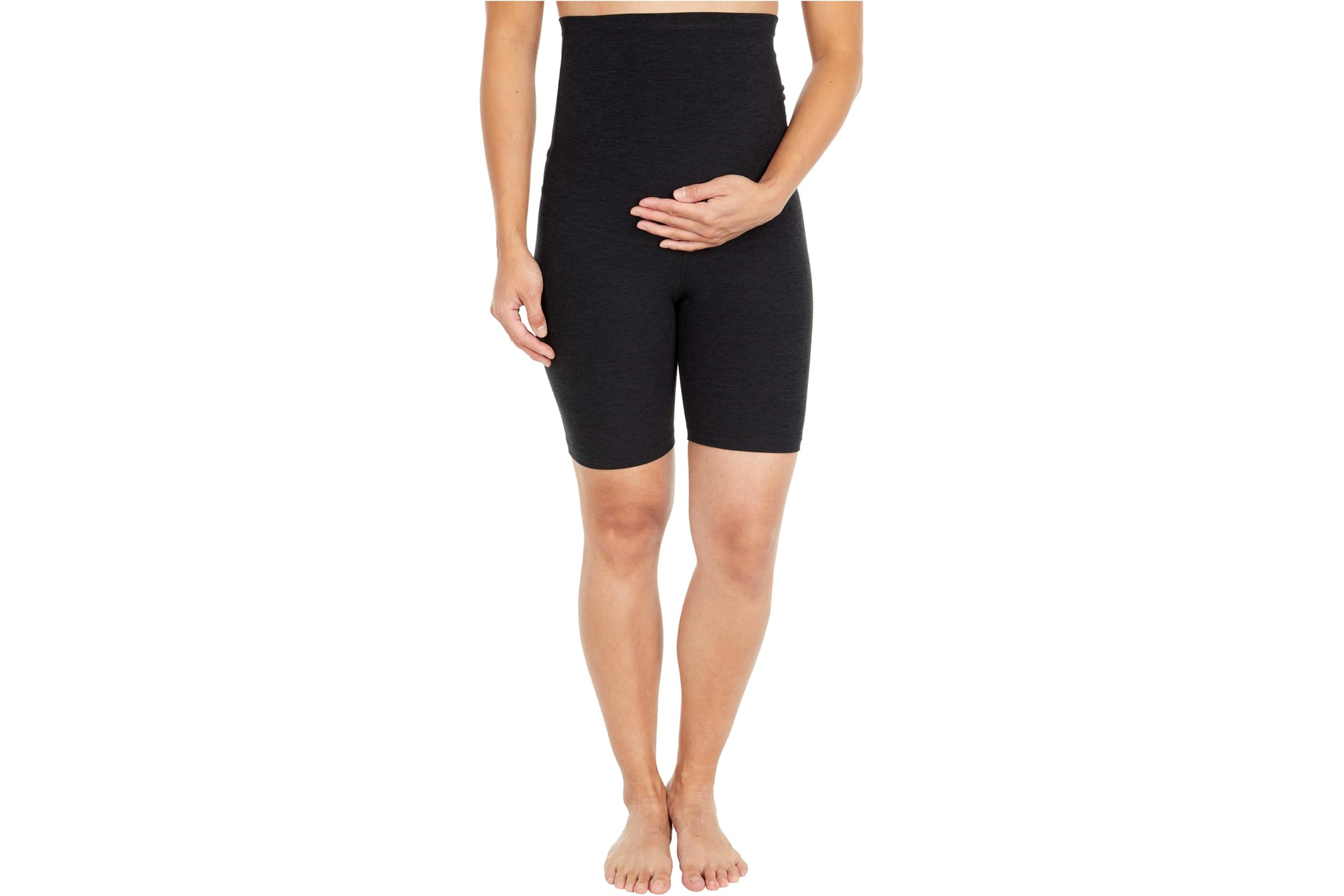 Beyond Yoga Maternity Spacedye Empire Waisted Biker Shorts