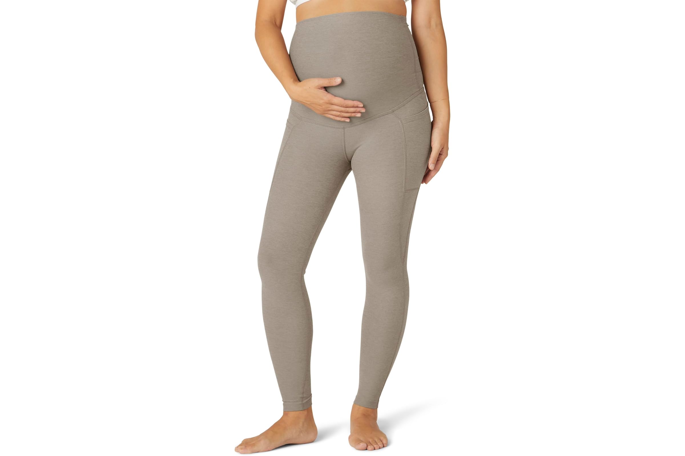 Beyond Yoga Maternity Spacedye Out of Pocket High-Waisted Midi Leggings