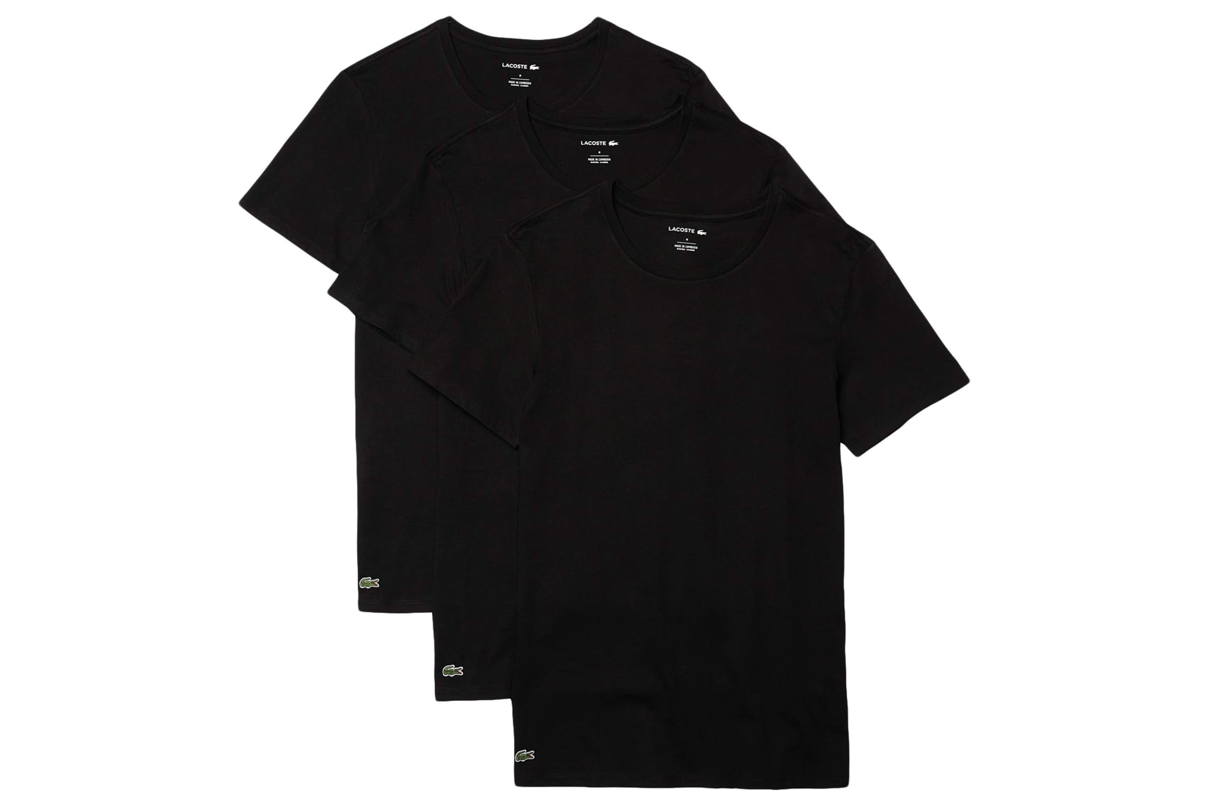 Lacoste 3-Pack Crew Neck Slim Fit Essential T-Shirt 8490₽