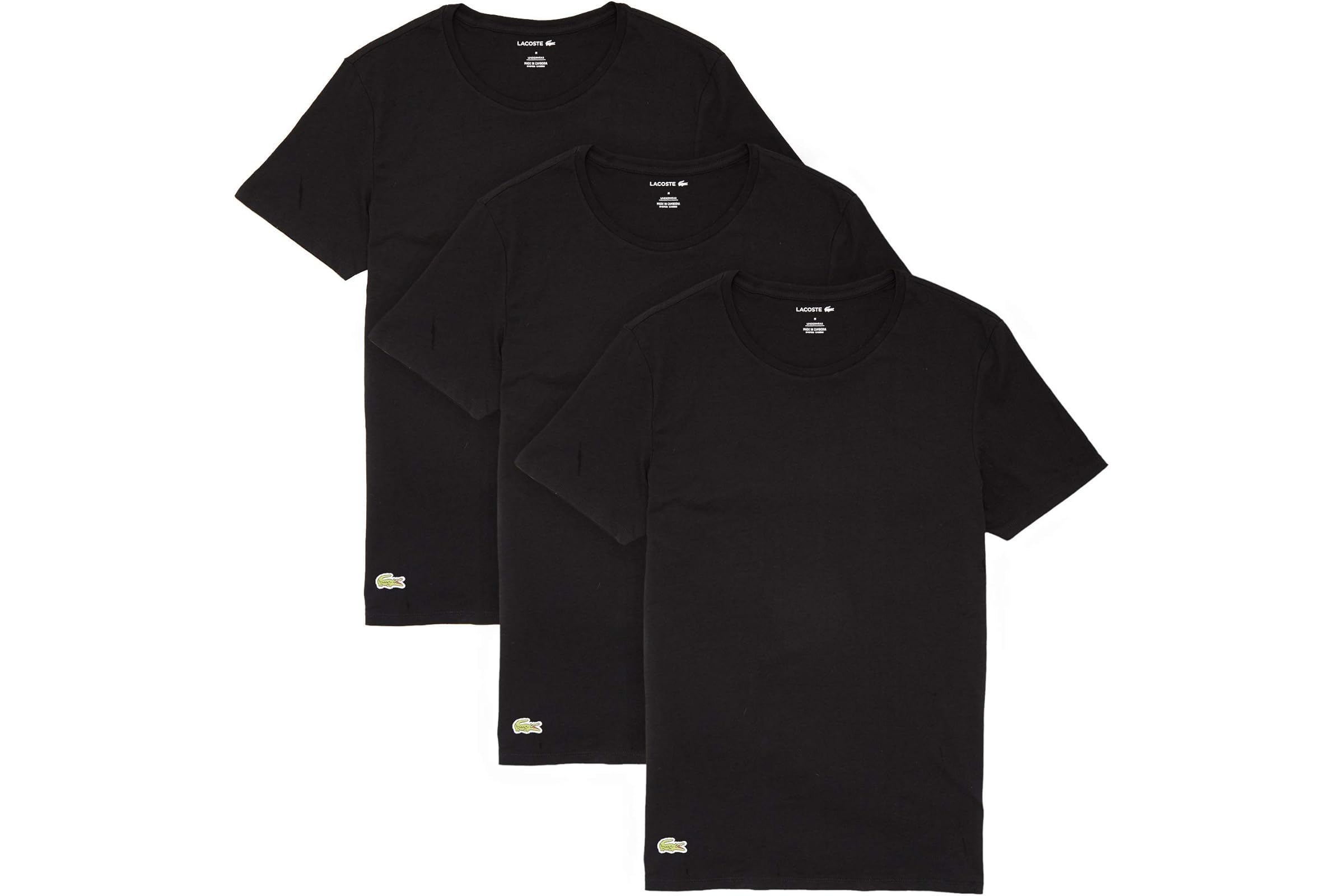 Lacoste 3-Pack Crew Neck Regular Fit Essential T-Shirt 8490₽