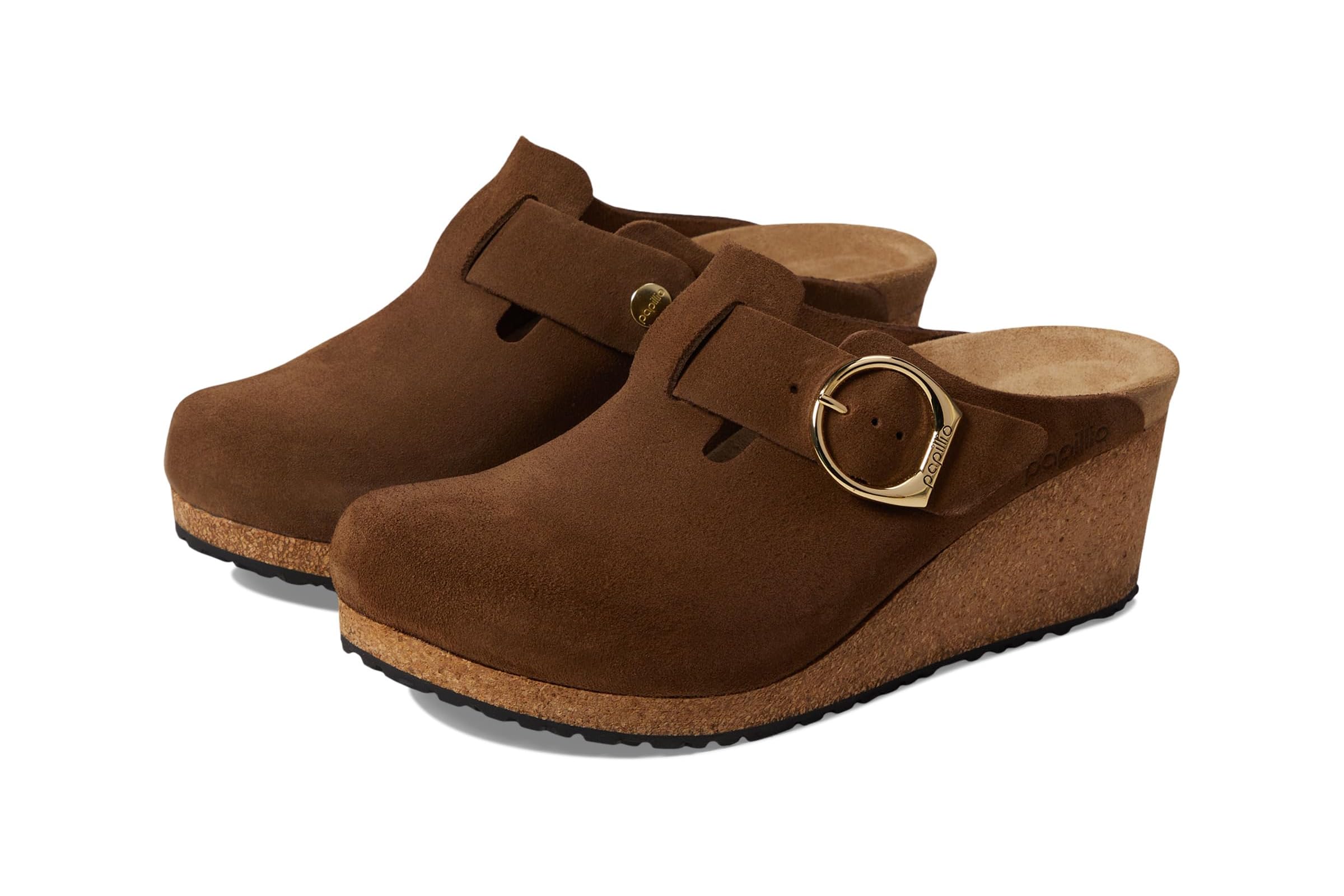 Birkenstock Papillio by Birkenstock Fanny Wedge Clog - Suede 31890₽