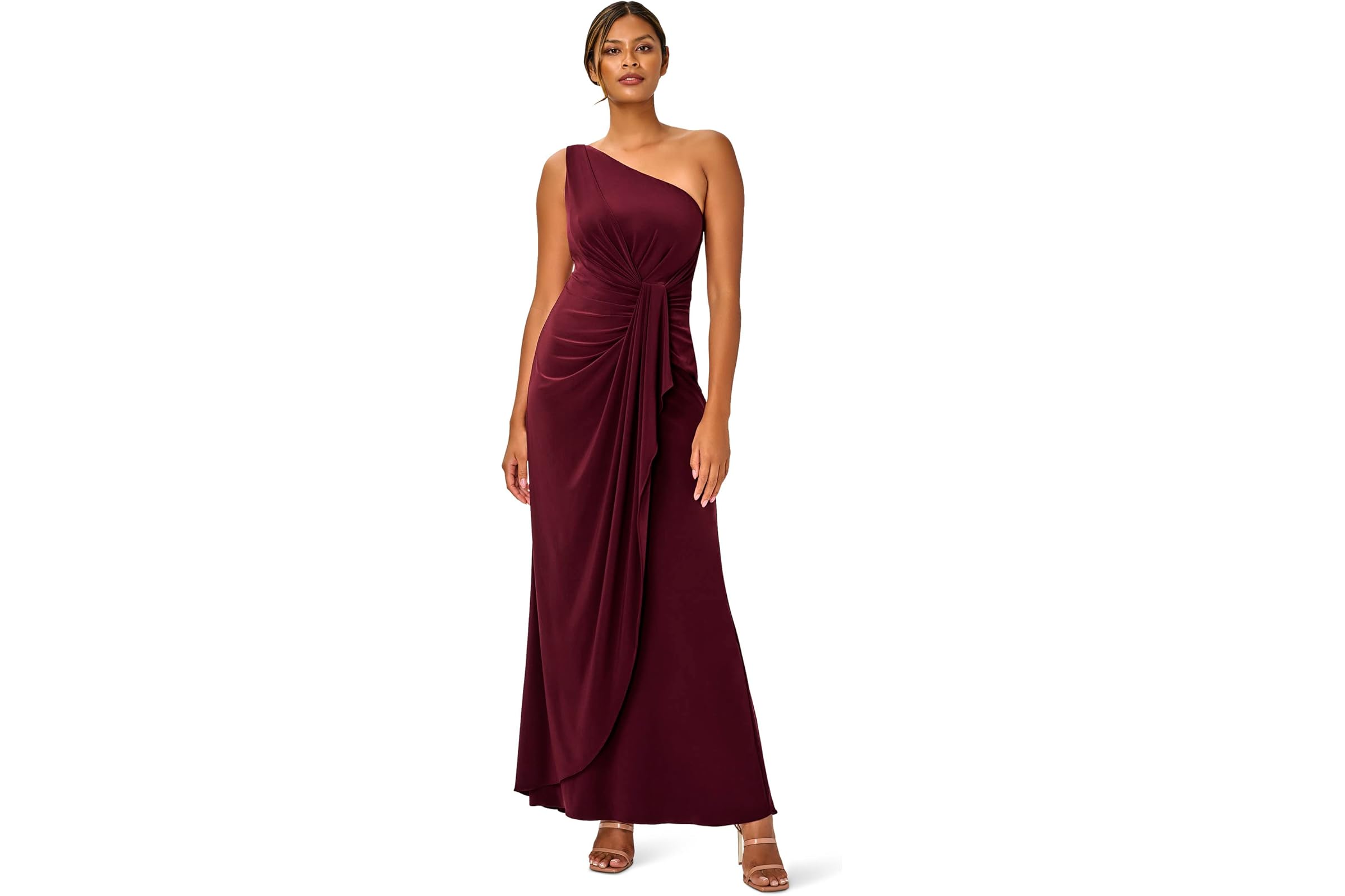 Adrianna Papell One Shoulder Jersey Dress