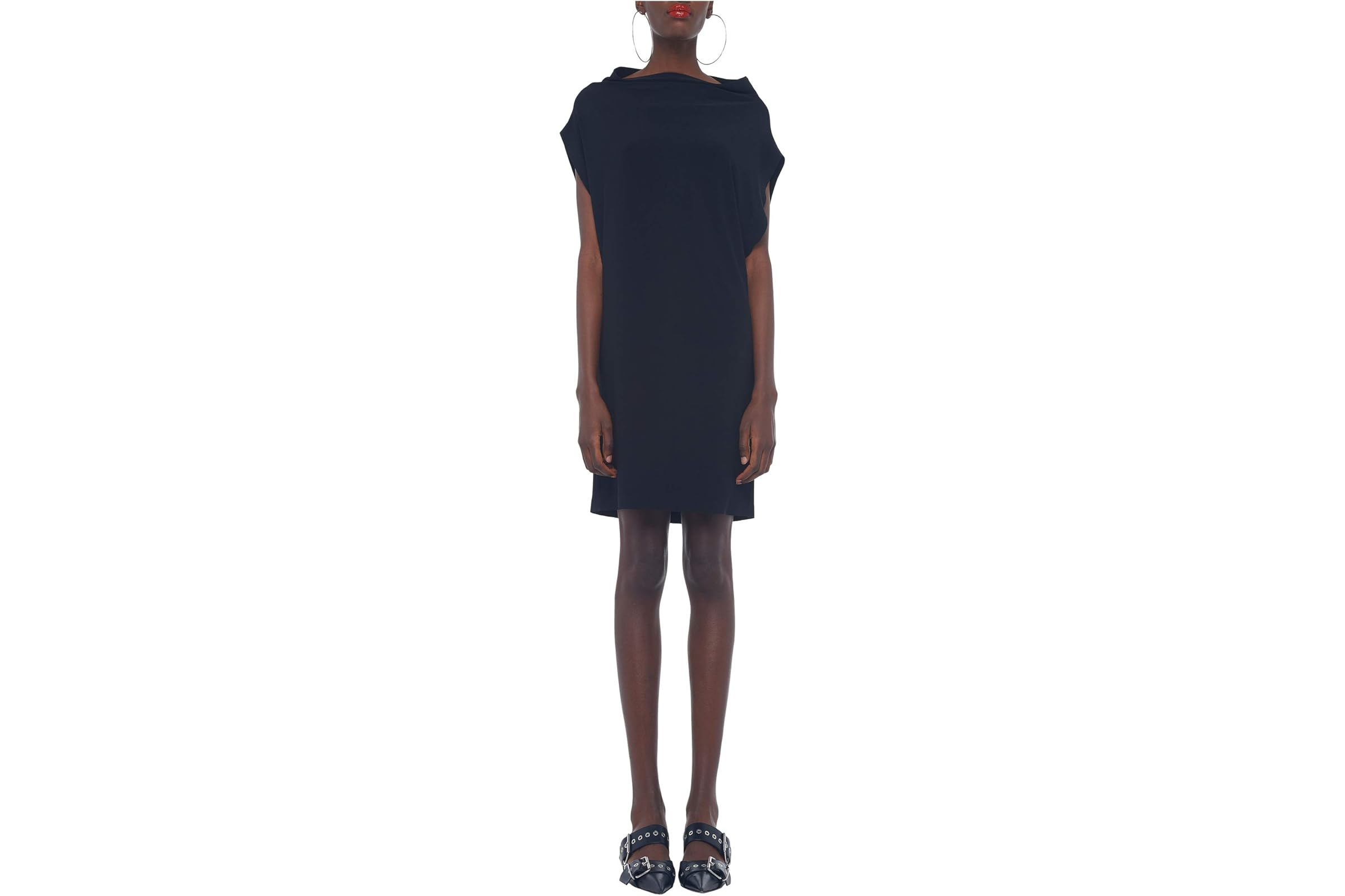 Norma Kamali Sleeveless All-In-One Dress Above The Knee